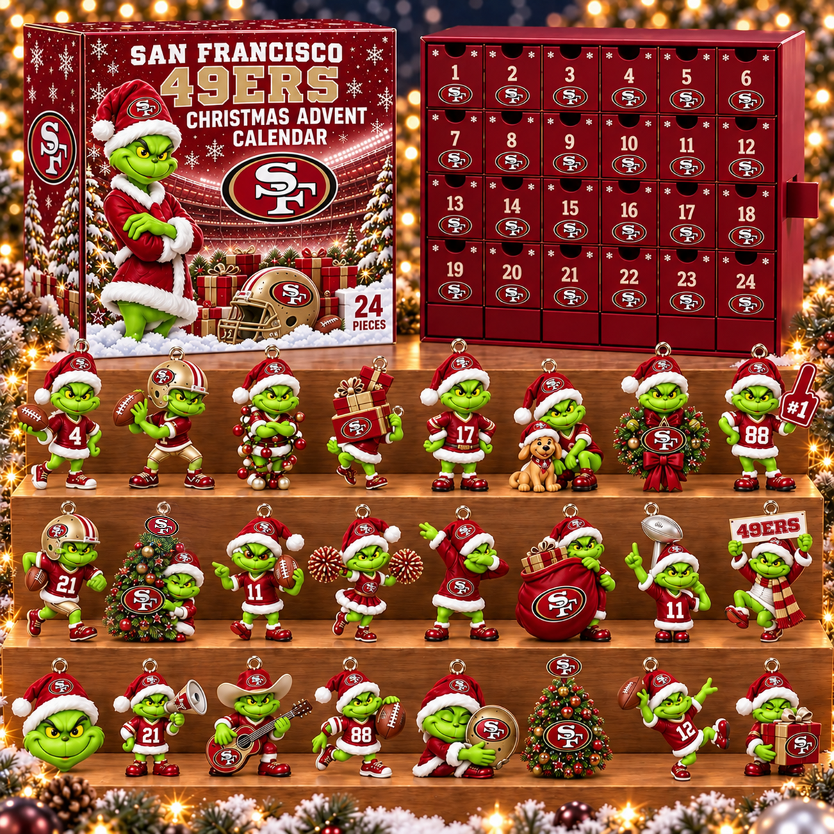 NFL x SF The Grinch Advent Calendar