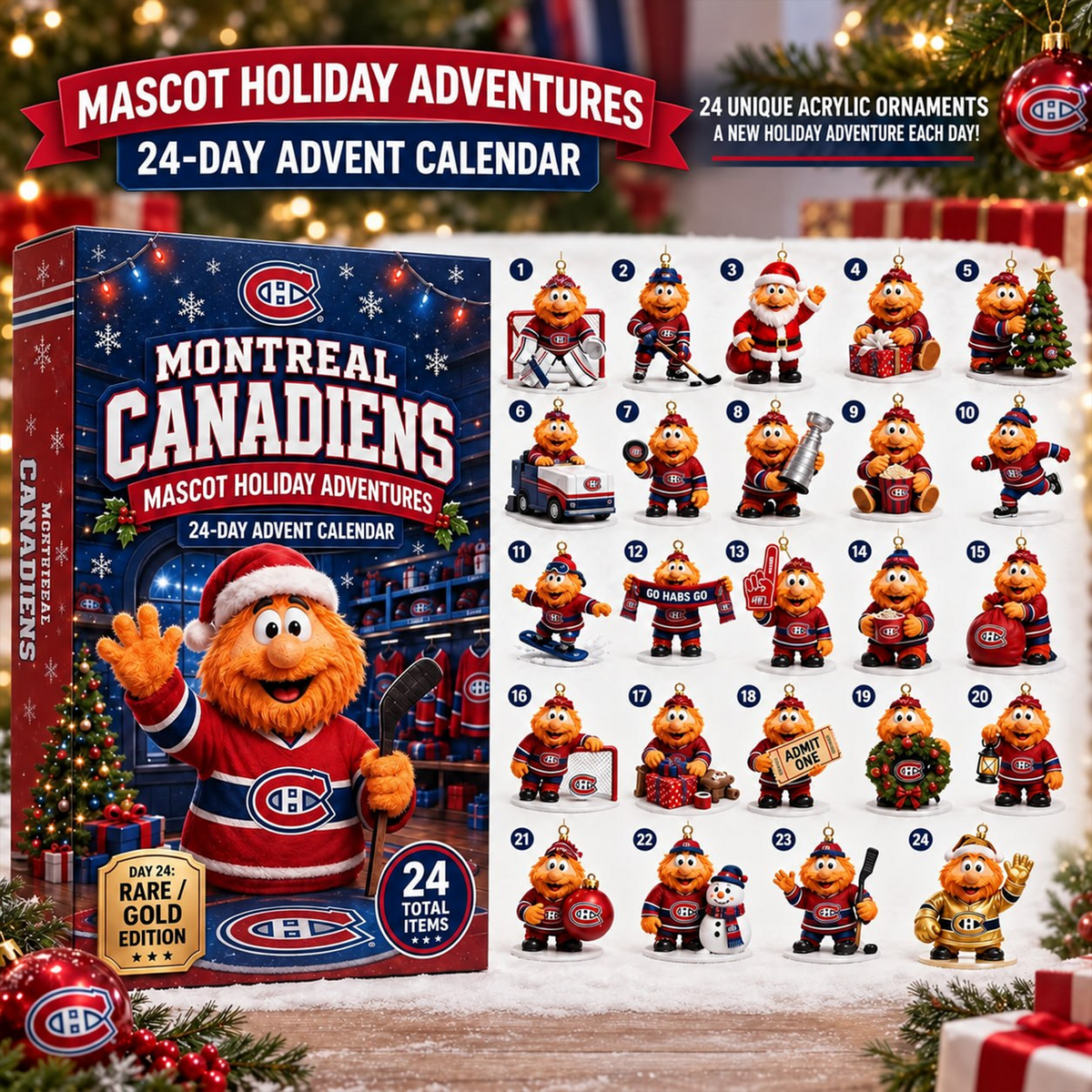 NHL x MON Mascot Advent Calendar