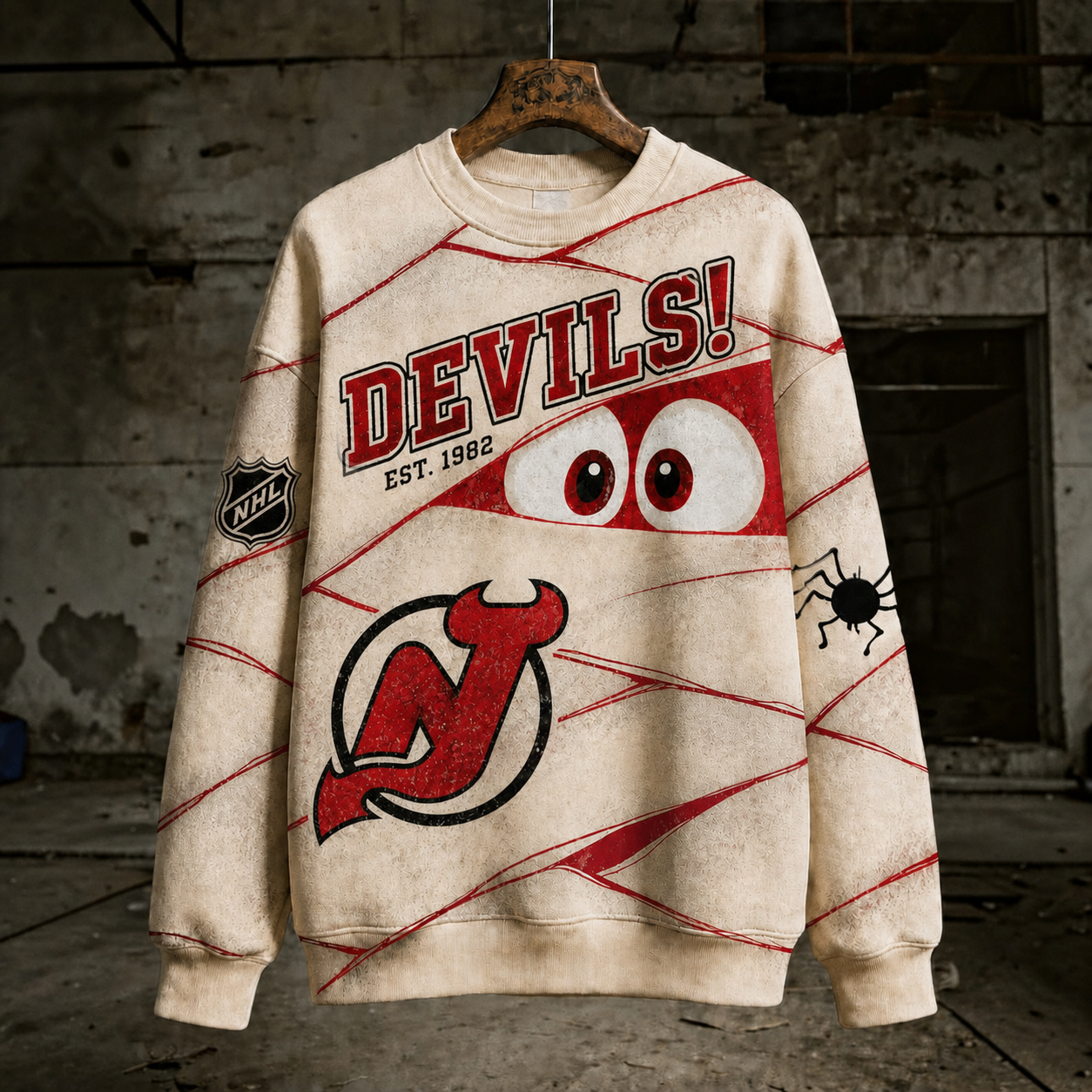 NHL x NJD Special Halloween Sweater