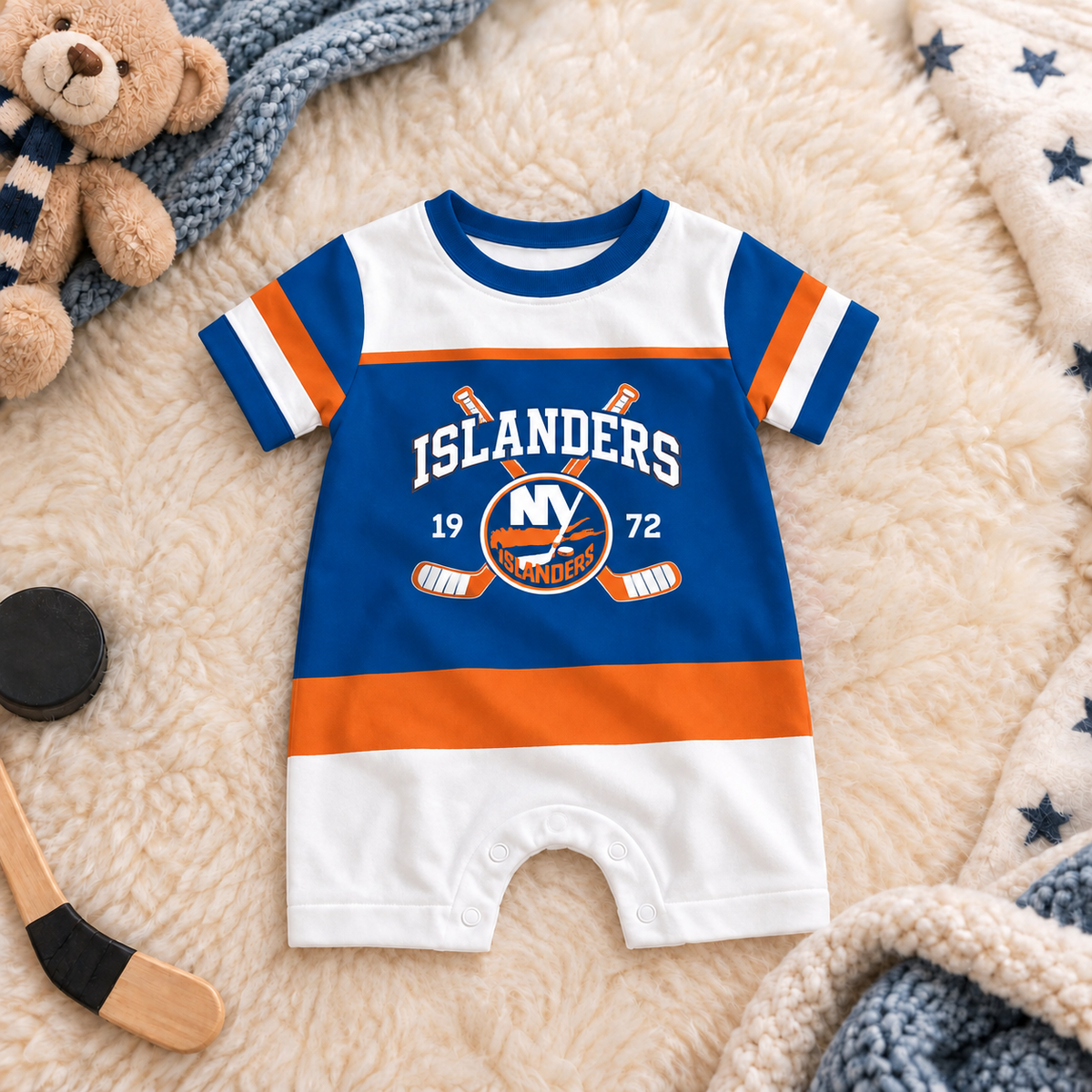 NHL x NYI Baby Romper