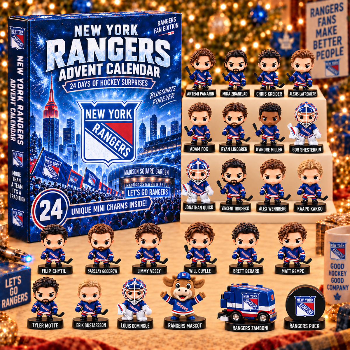 NHL x NYR 24 Days of Hockey Advent Calendar Blind Box