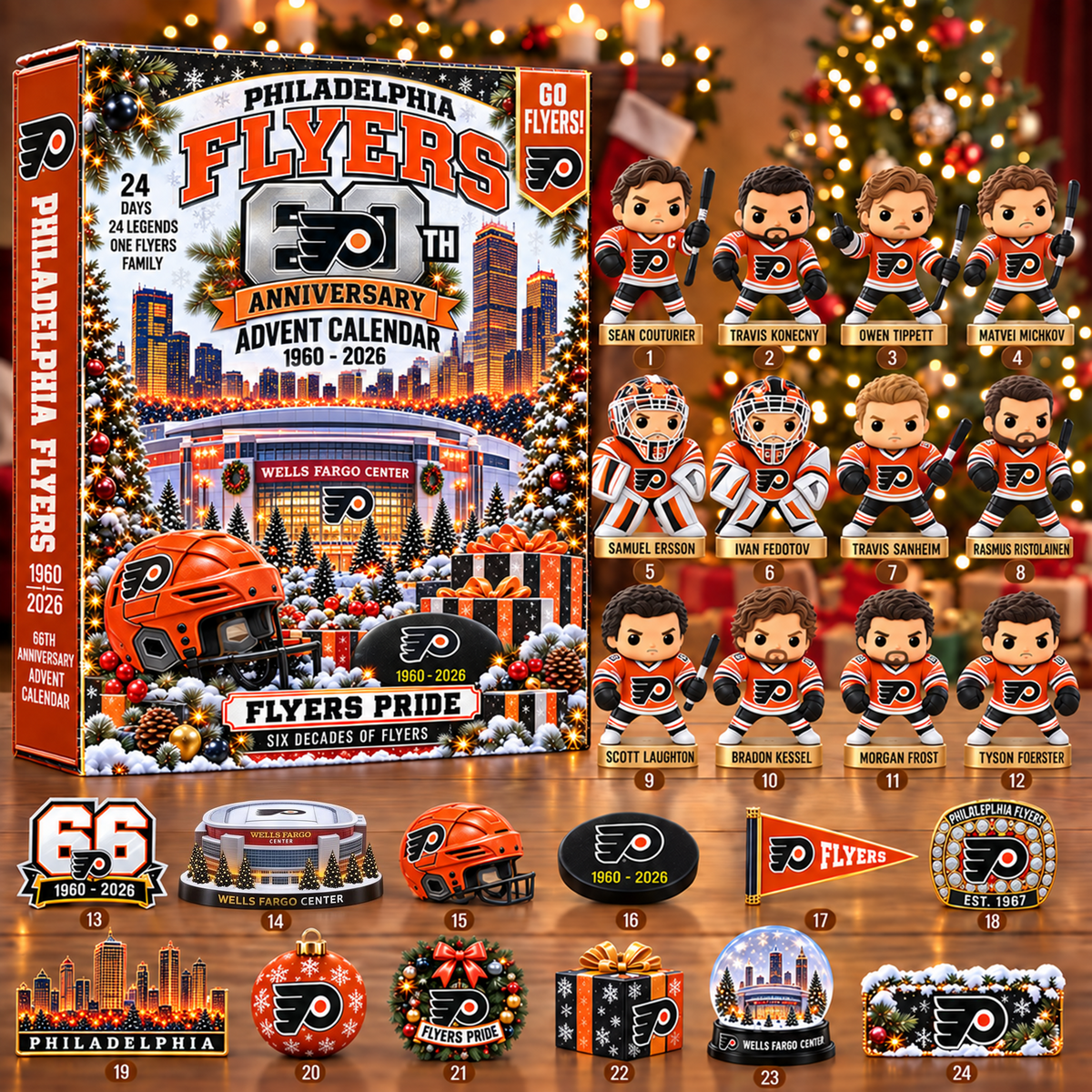 NHL x PHI Christmas V2 Advent Calendar Blind Box