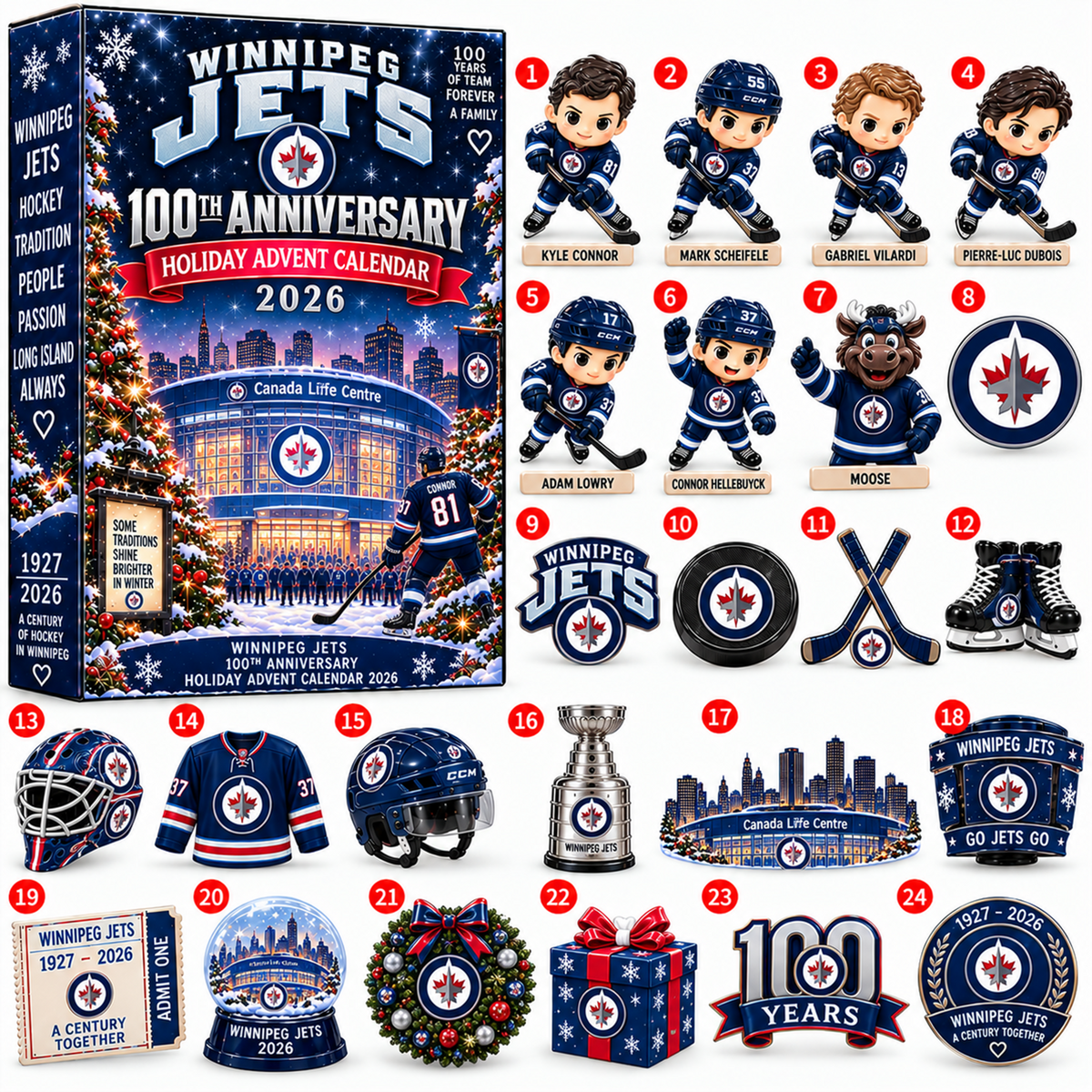 NHL x WIN Christmas V3 Advent Calendar Blind Box