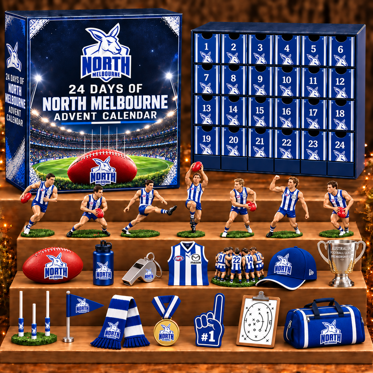 NM x AFL Personalized 24 Days Of Super Rugby Advent Calendar Blink Box