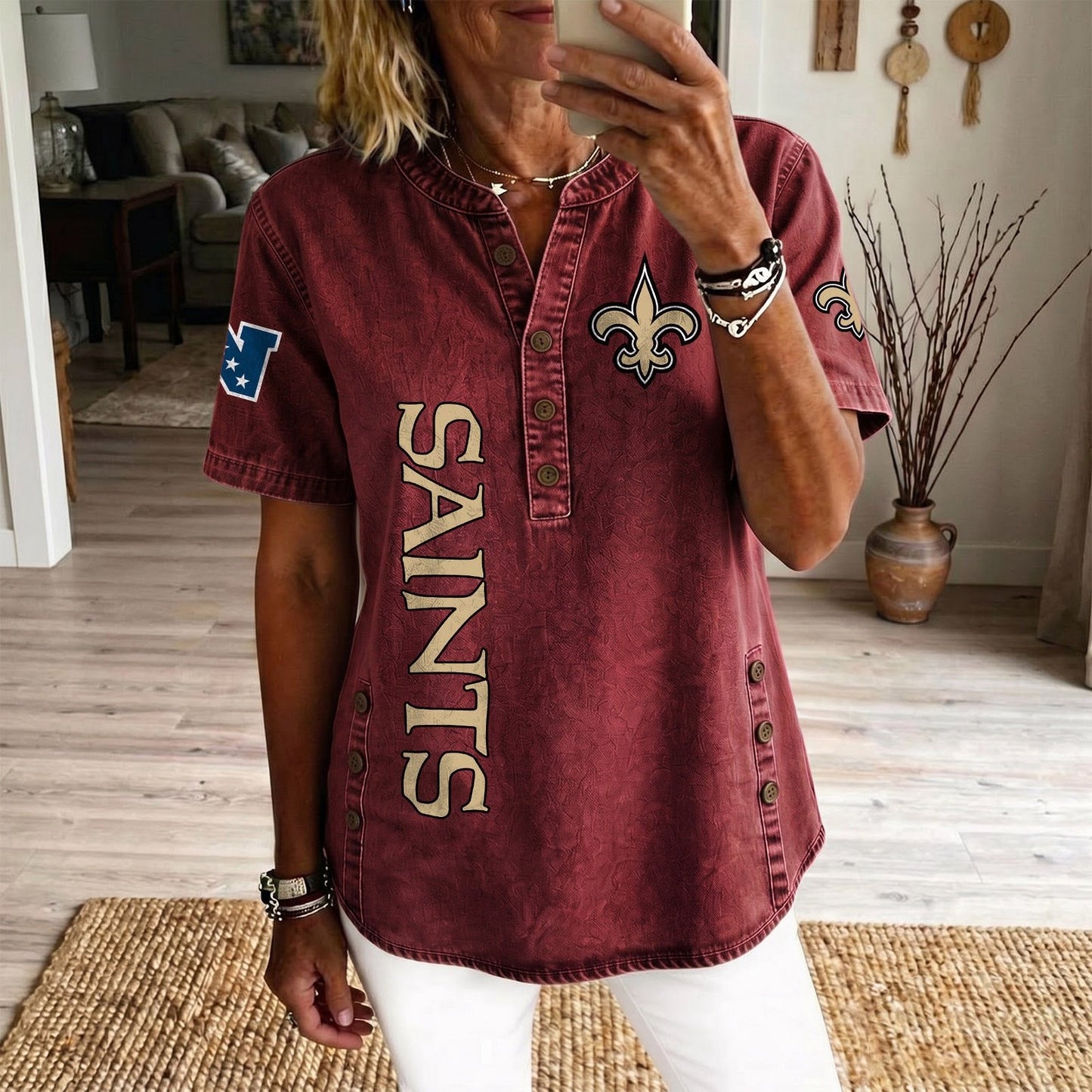 NO x NFL Women’???s Denim Casual Tops DATND LBN 190526