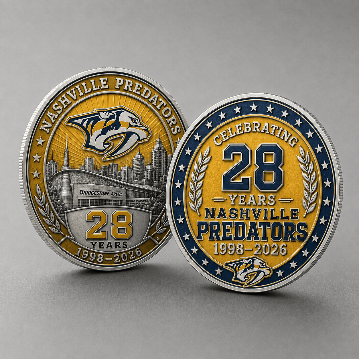 NP Premium NHL Anniversary Commemorative Challenge Coin