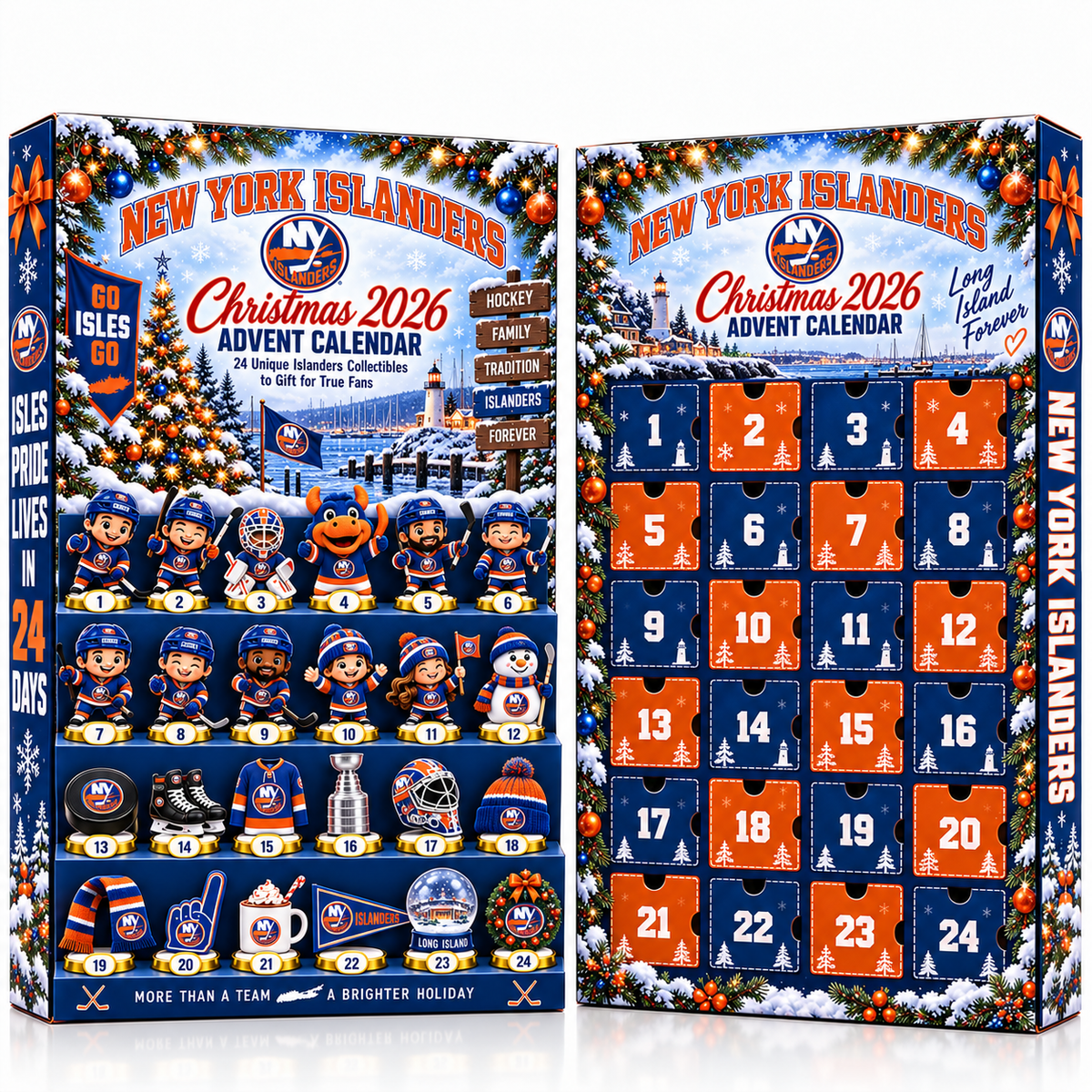NYI x NHL team Advent Calendar Box New Style For Fan