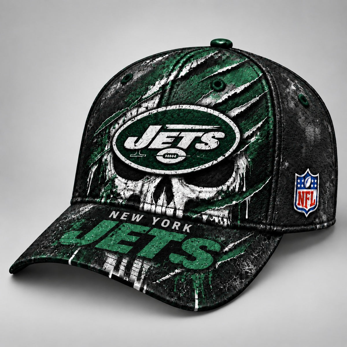 NYJ NFL Premium Punisher Classic Cap