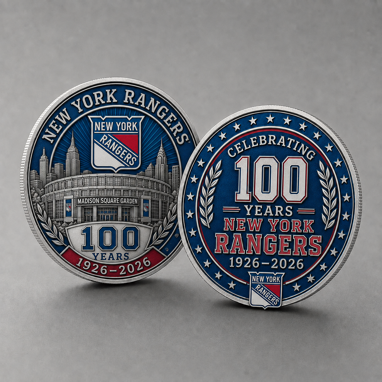 NYR Premium NHL Anniversary Commemorative Challenge Coin