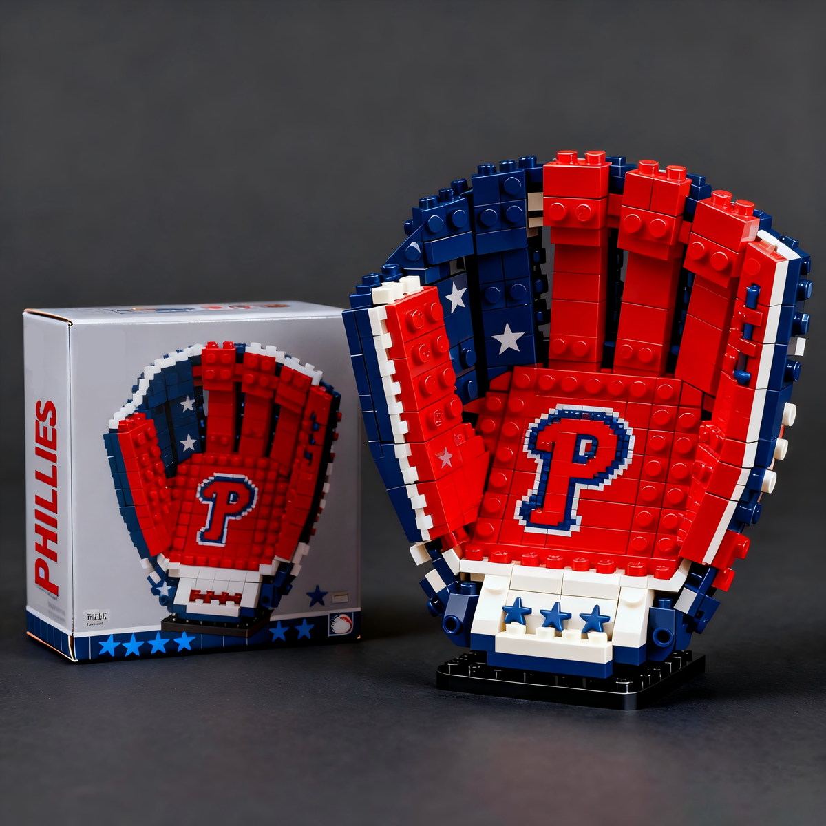 PHI x MLB Teams Premium Baseball Glove Building Block Set