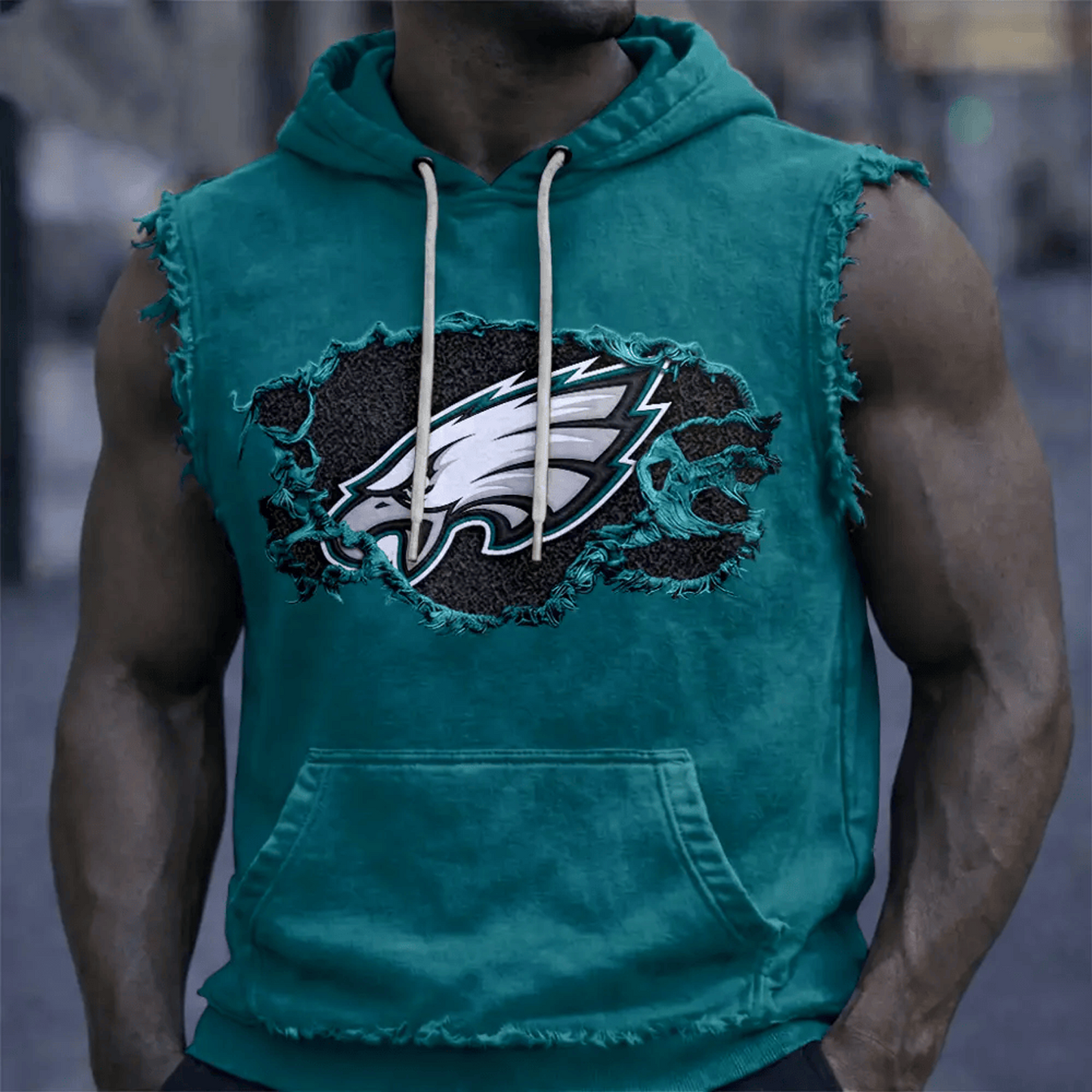 PHI x NFL Men’???s Sleeveless Hoodie Tank DATND TANTD 280526