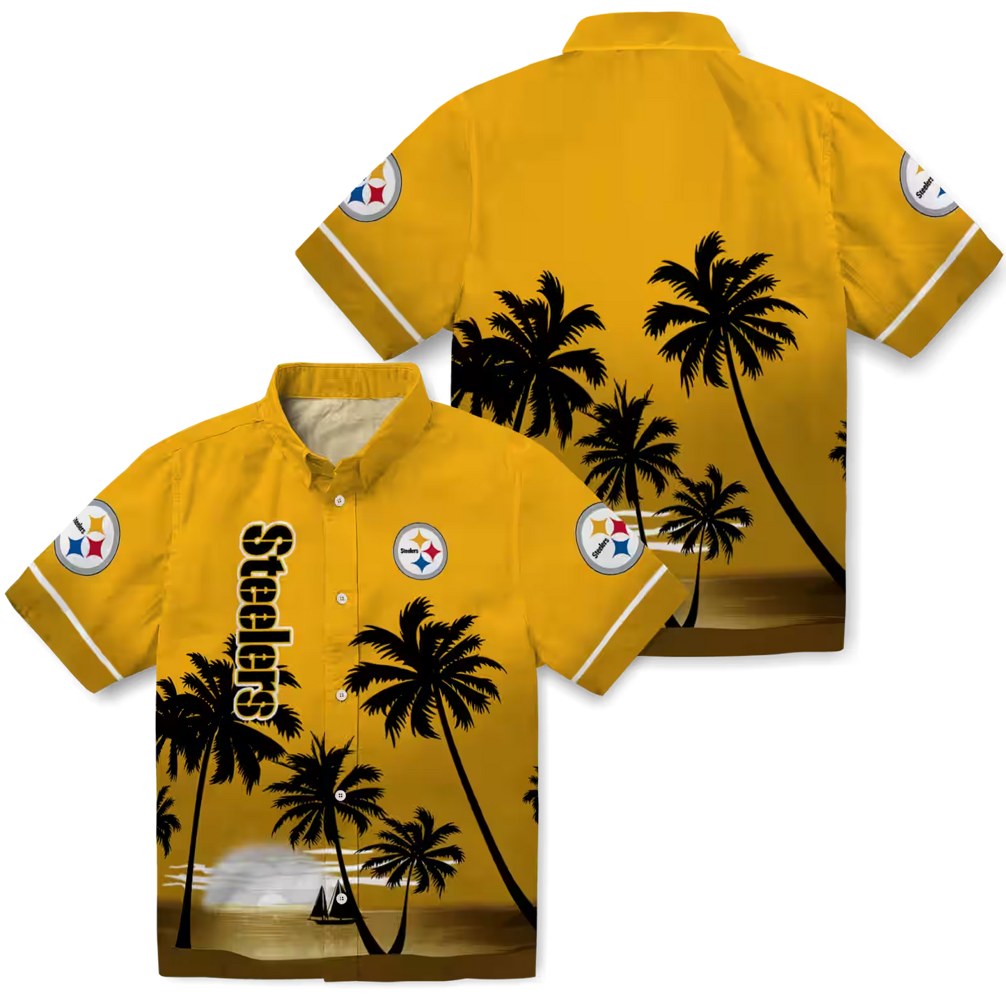 PIT x NFL Hawaiian Shirt ’??? Beach Sunset DATND TANTD 270526