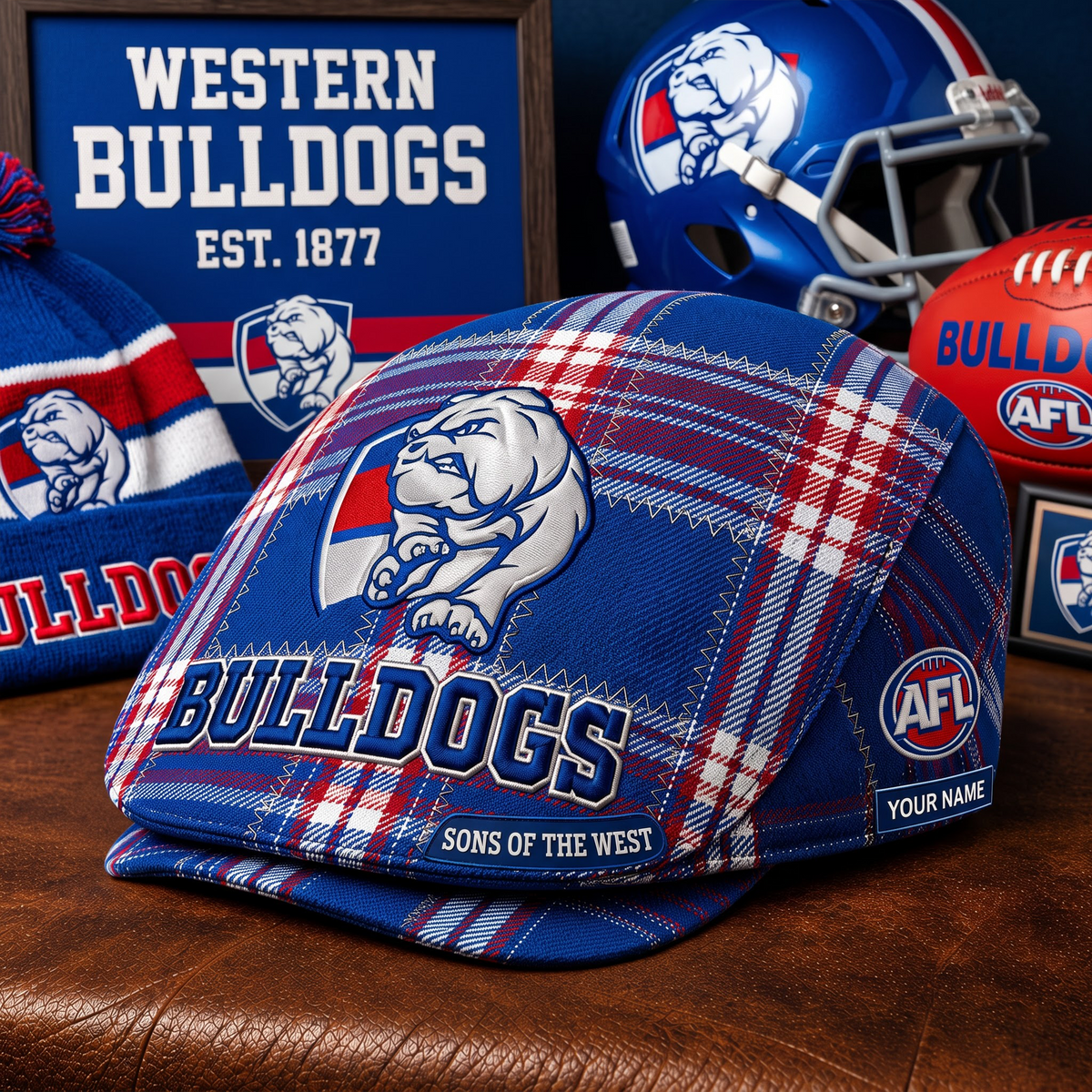 PREMIUM AFL X WB EXCLUSIVE CLASSIC JEFF CAP PERSONALIZED LIMITED EDITION