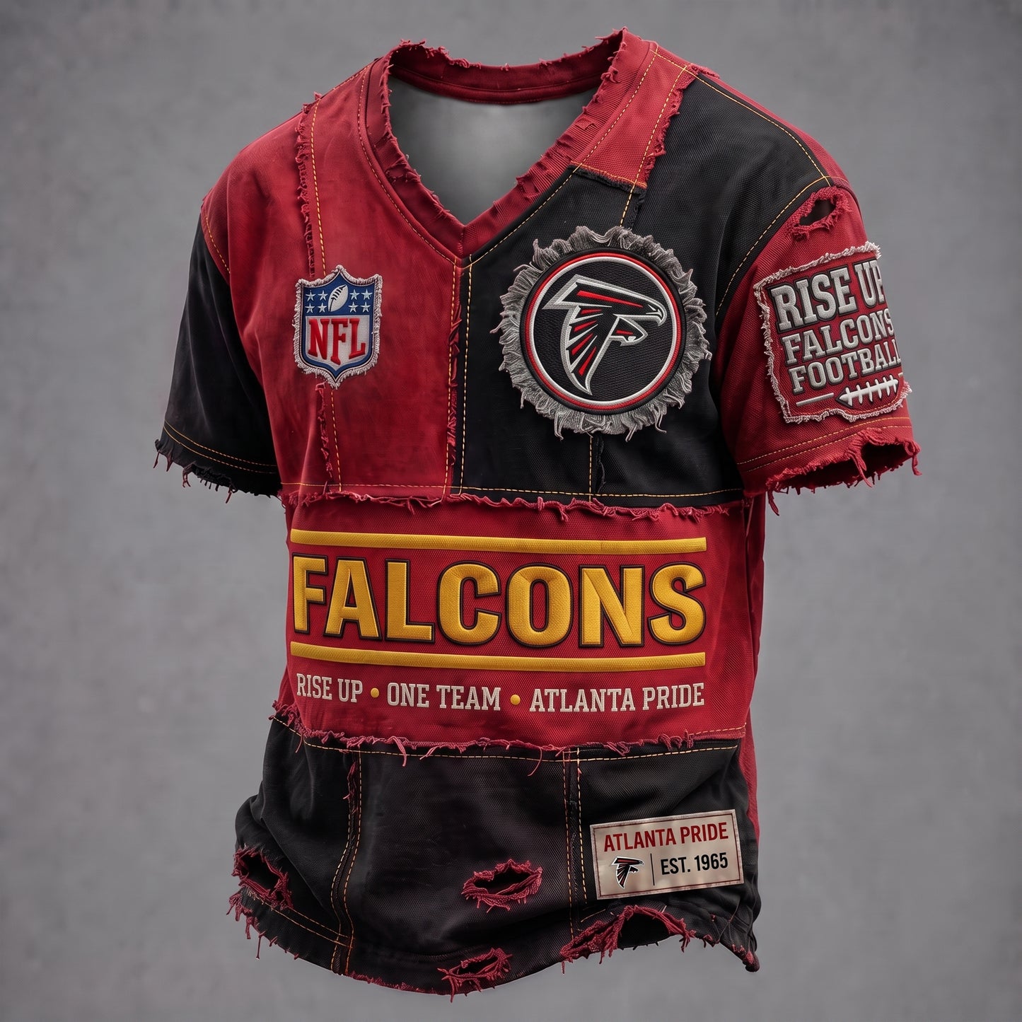 PREMIUM NFL X AF GAMEDAY EXCLUSIVE V-Neck T-Shirt