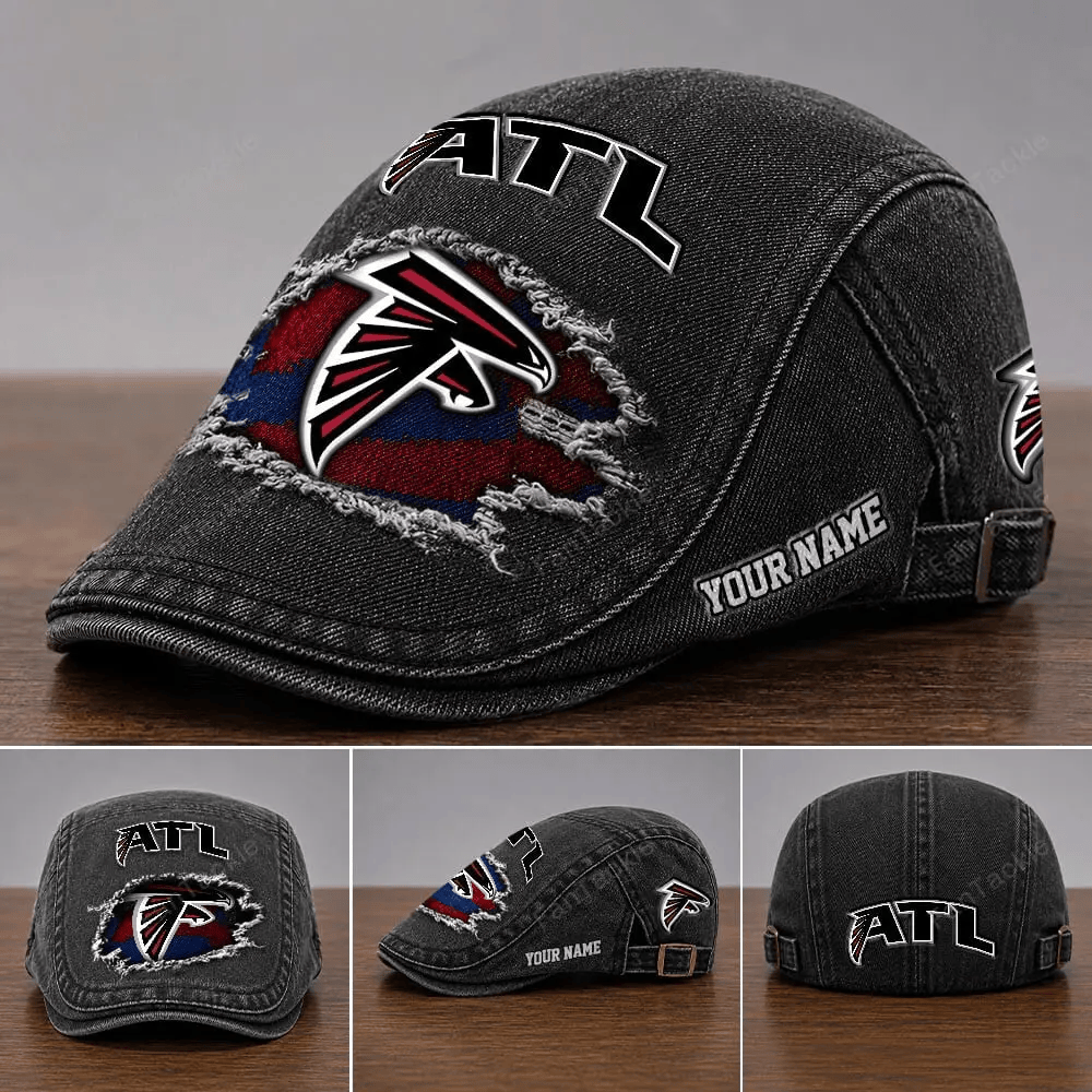 PREMIUM NFL X ATL Casual Adjustable Newsboy Cap