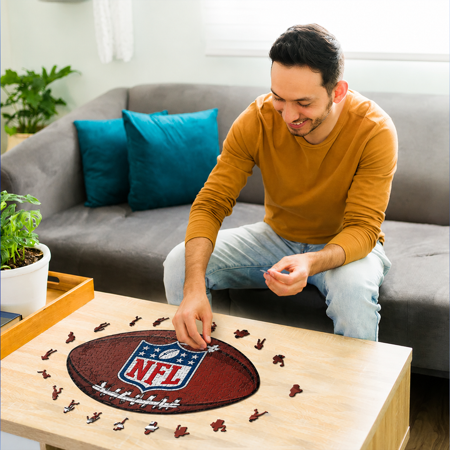 PREMIUM NFL X BB 3D Platinum Wooden Puzzle Gift For Fan Limited Editions NDT VHM 030626
