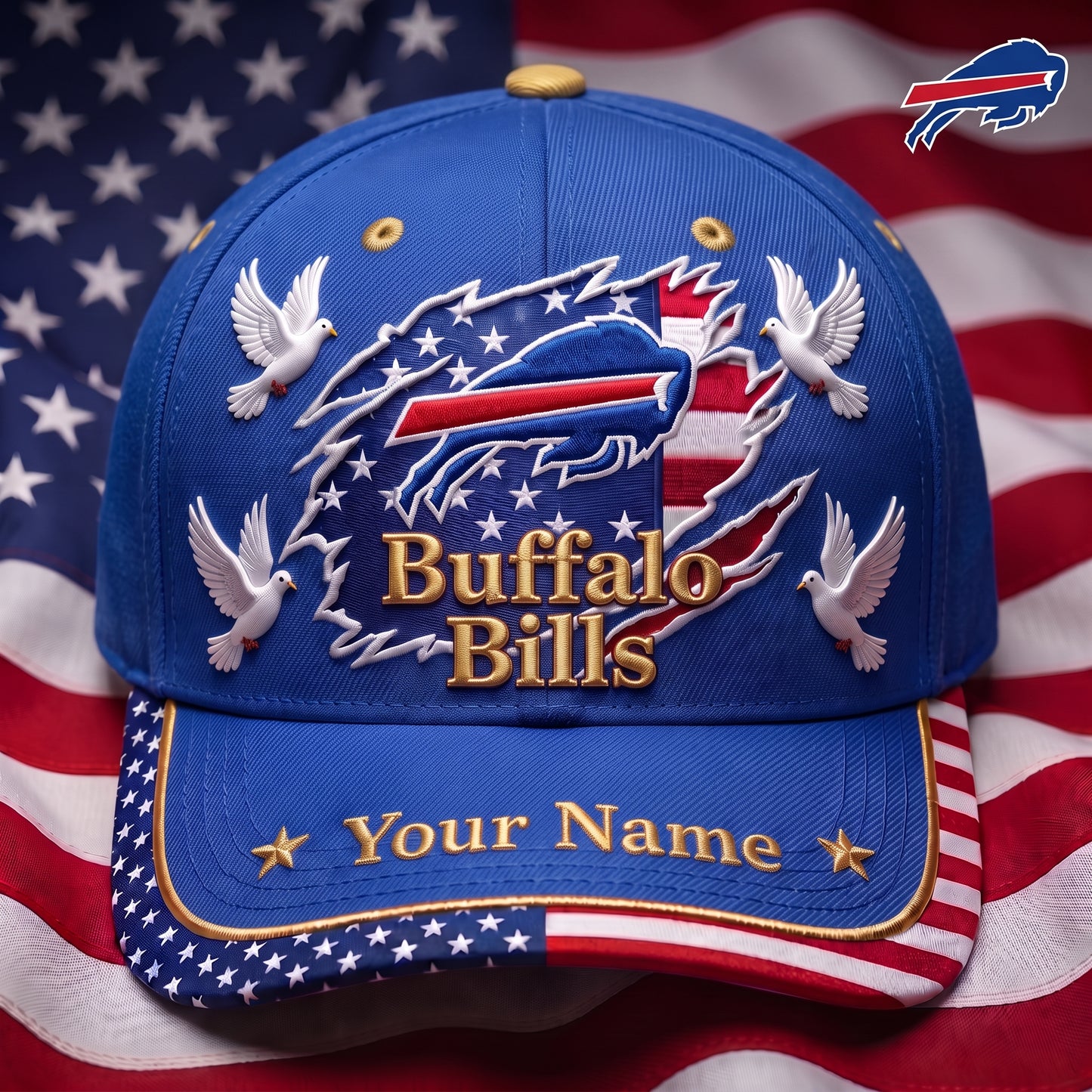 PREMIUM NFL X BB GAMEDAY LUXURY CUSTOME NAME CAP