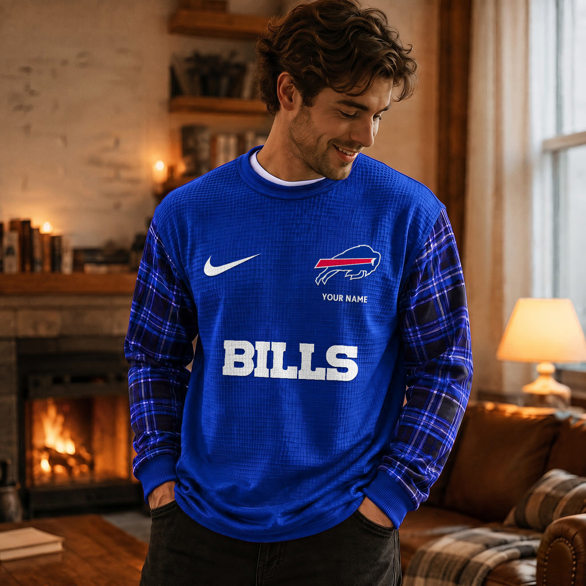 PREMIUM NFL X BUF EXCLUSIVE PERSONALIZED CLASSIC SWEATSHIRT LIMITED EDITION