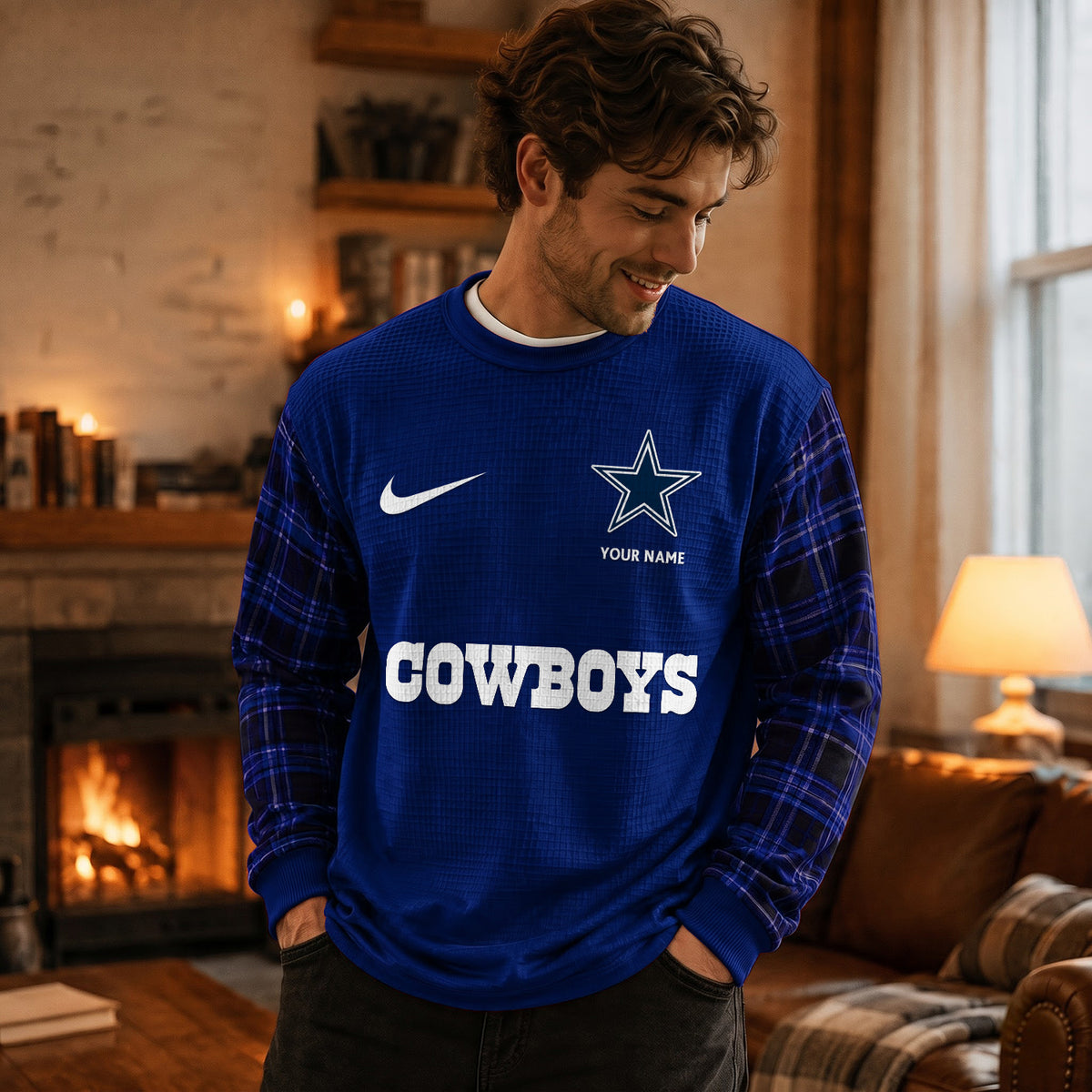 PREMIUM NFL X DAL EXCLUSIVE PERSONALIZED CLASSIC SWEATSHIRT LIMITED EDITION