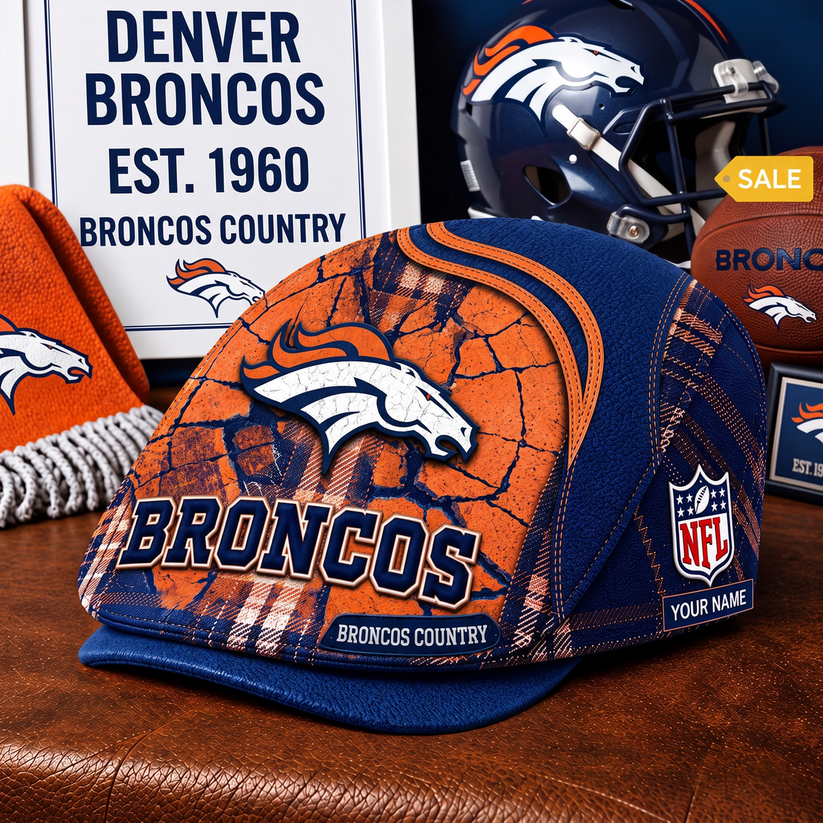 PREMIUM NFL X DB EXCLUSIVE PERSONALIZED JEFF CAP V3 LIMITED EDITION