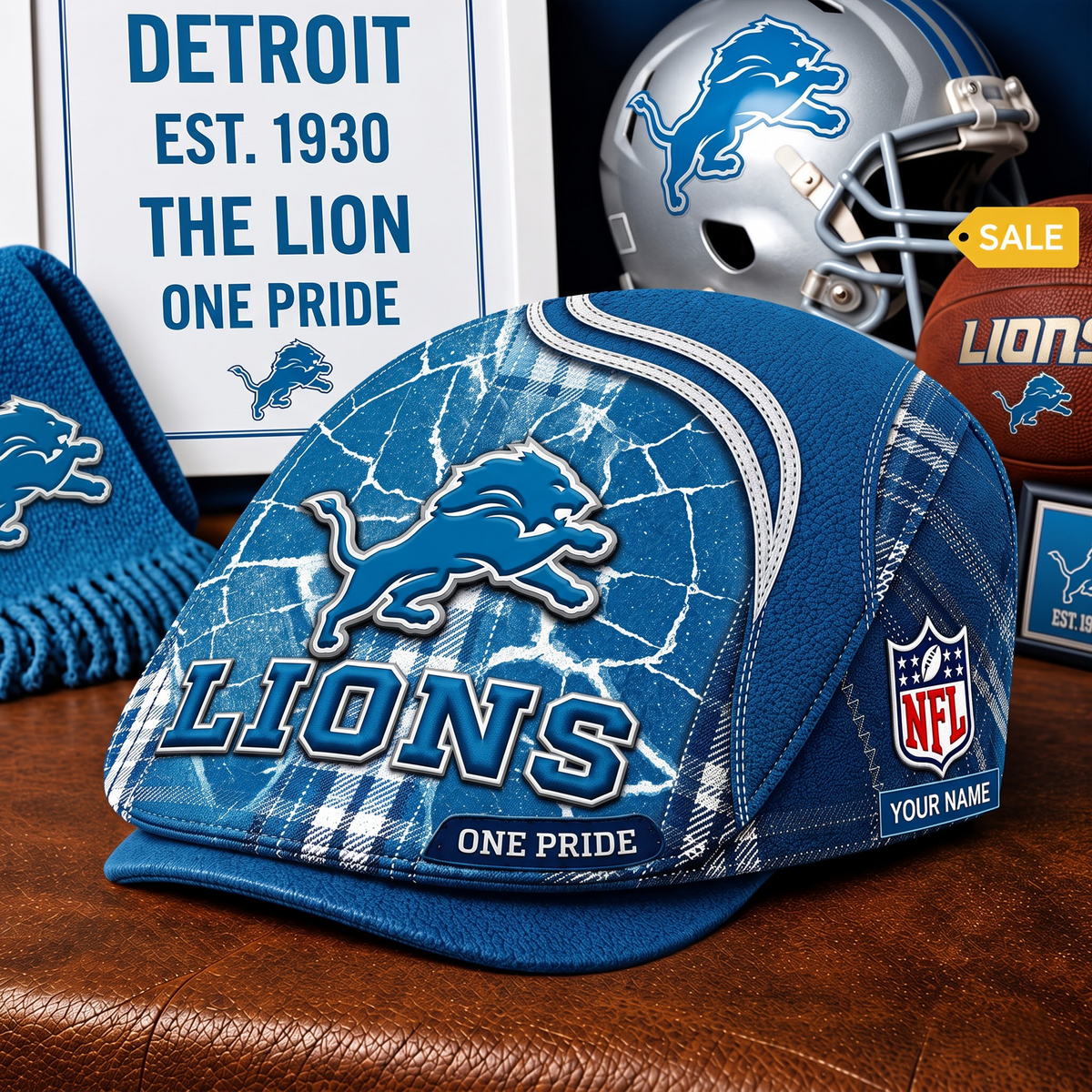 PREMIUM NFL X DL EXCLUSIVE PERSONALIZED JEFF CAP V3 LIMITED EDITION