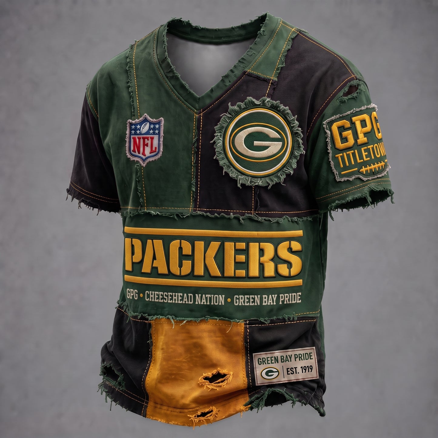 PREMIUM NFL X GBP GAMEDAY EXCLUSIVE V-Neck T-Shirt