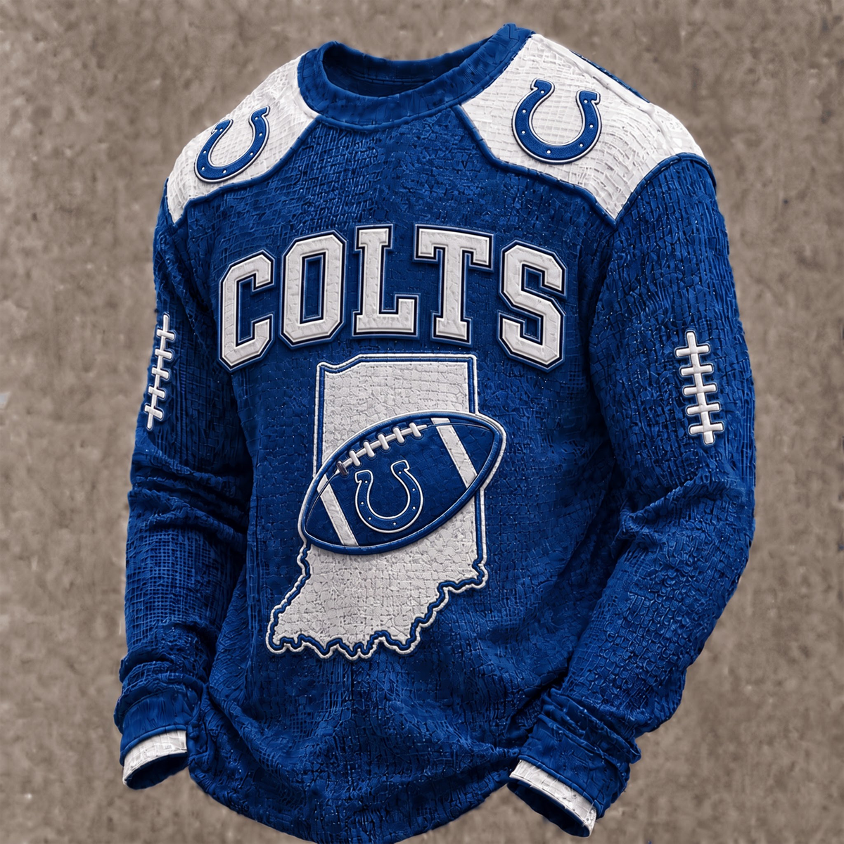 PREMIUM NFL X IC The Gridiron Luxe Waffle Sweatshirt Limited Edition