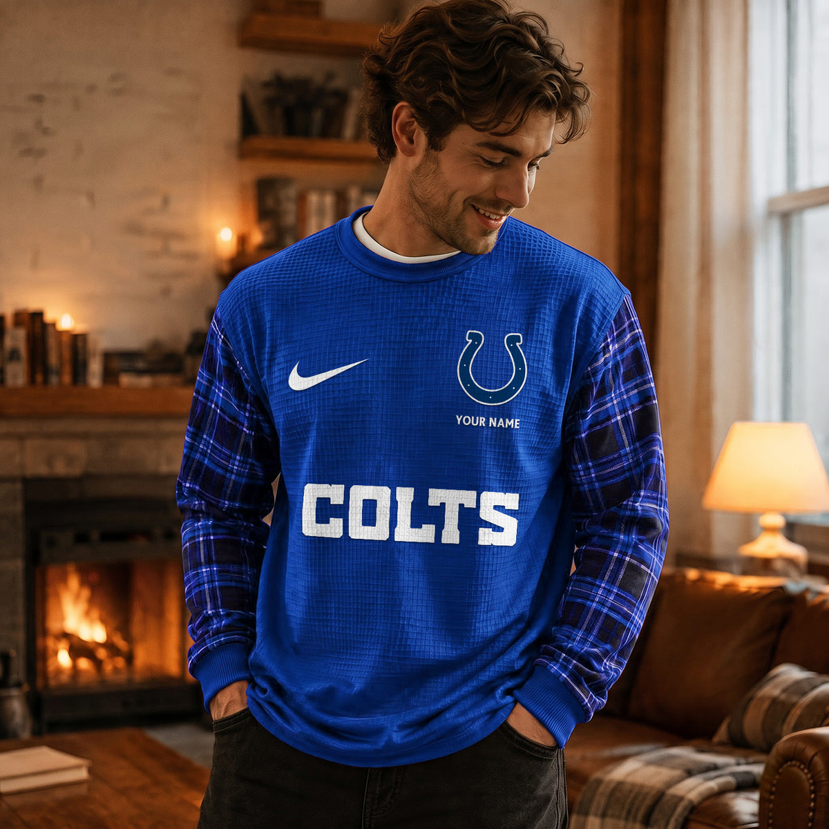 PREMIUM NFL X IND EXCLUSIVE PERSONALIZED CLASSIC SWEATSHIRT LIMITED EDITION