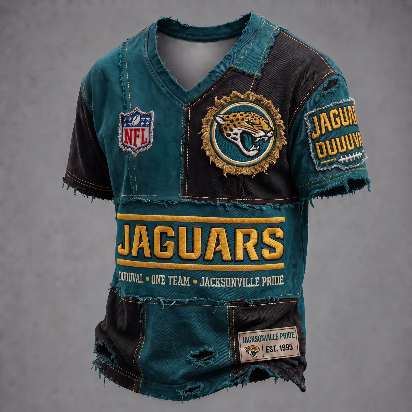 PREMIUM NFL X JJ GAMEDAY EXCLUSIVE V-Neck T-Shirt