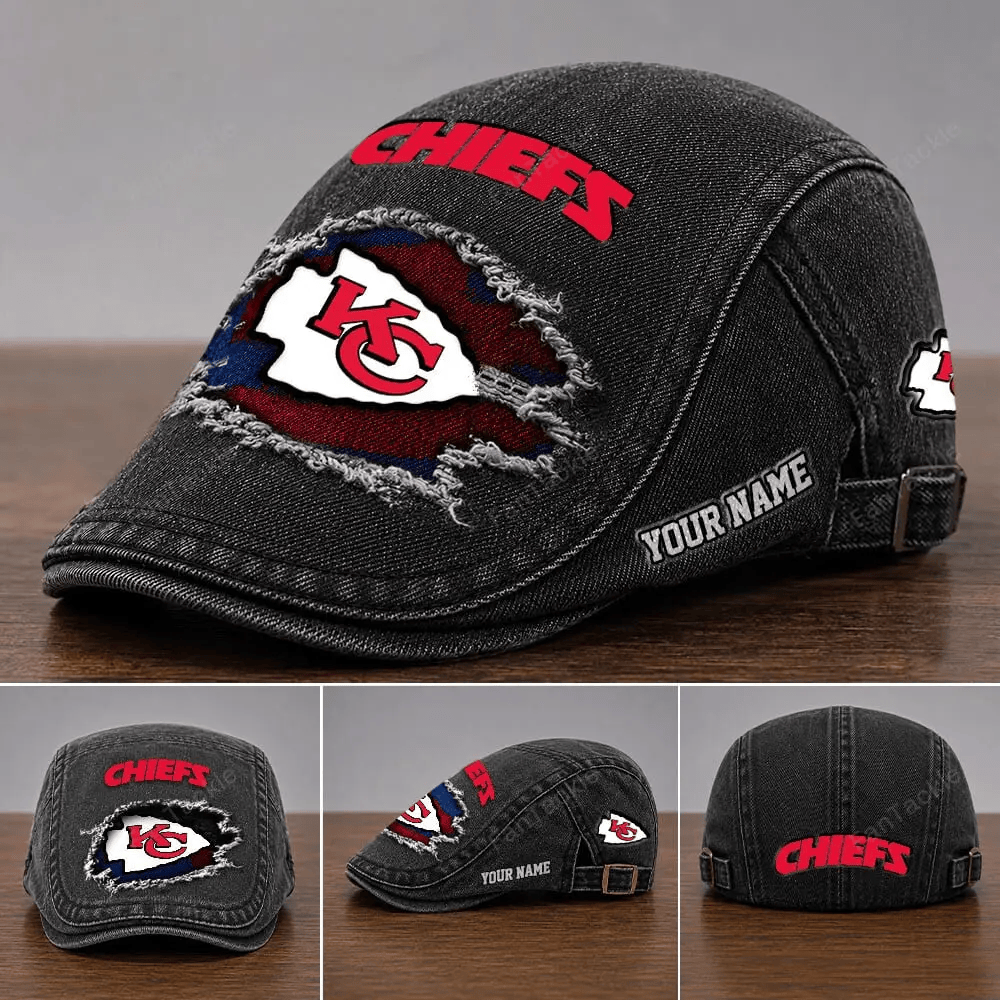 PREMIUM NFL X KCC Casual Adjustable Newsboy Cap