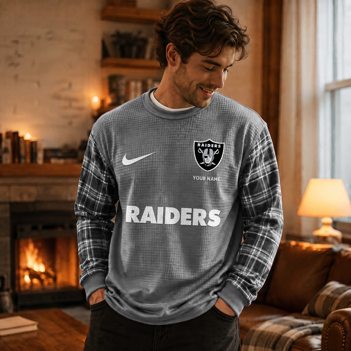 PREMIUM NFL X LV EXCLUSIVE PERSONALIZED CLASSIC SWEATSHIRT LIMITED EDITION