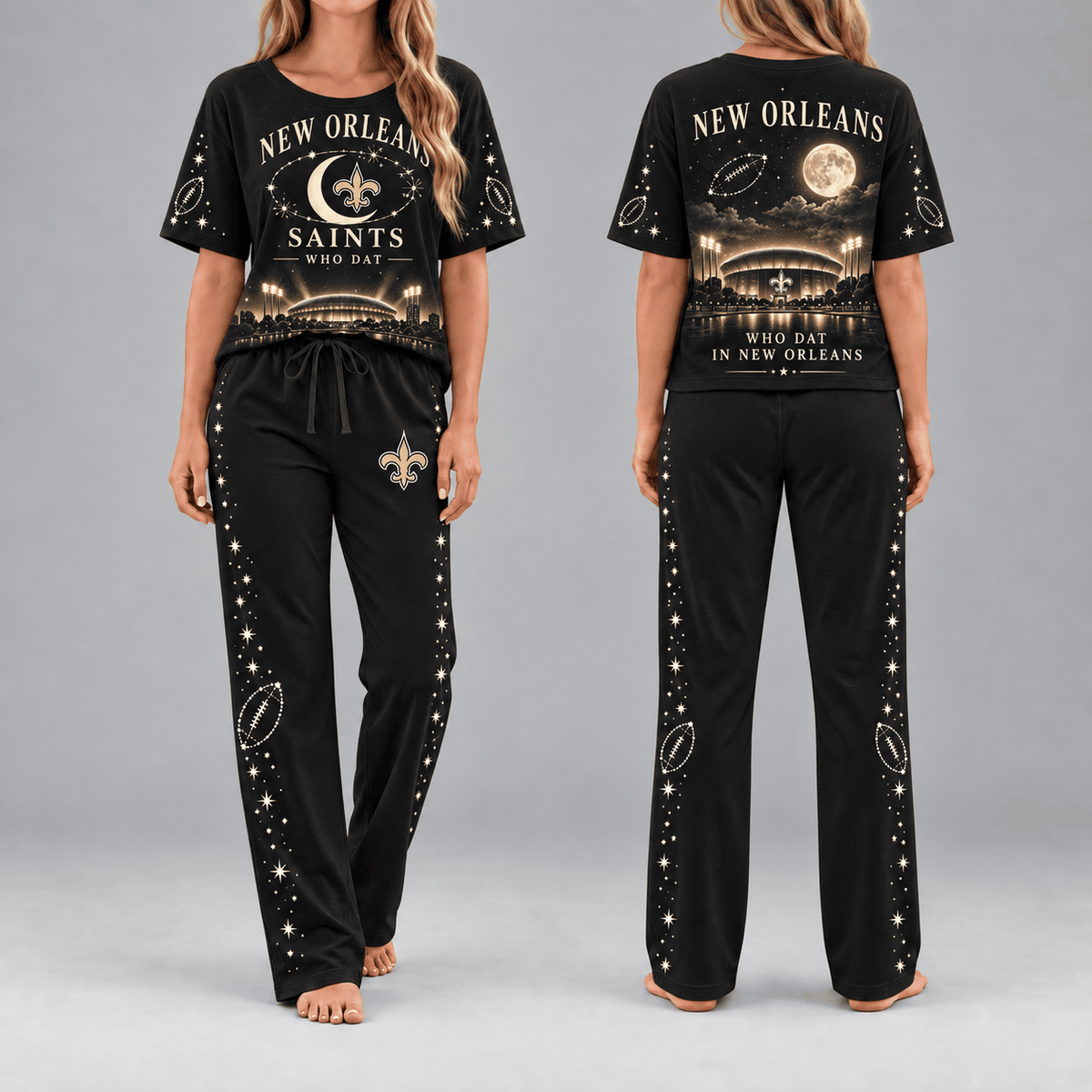 PREMIUM NFL X NOS EXCLUSIVE Celestial Women’s Pajamas Set Limited Edition