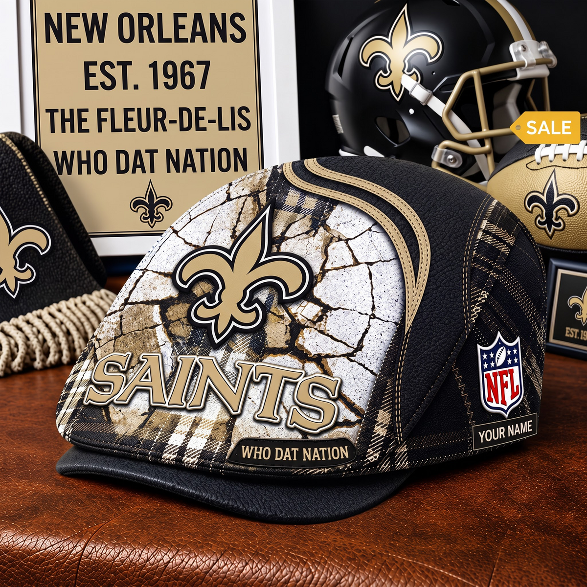 PREMIUM NFL X NOS EXCLUSIVE PERSONALIZED JEFF CAP V3 LIMITED EDITION