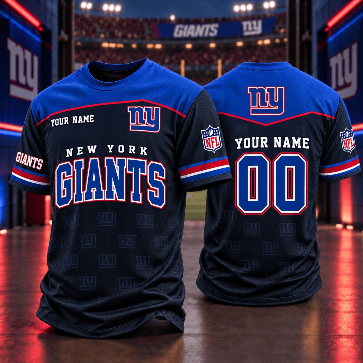 PREMIUM NFL X NYG EXCLUSIVE PERSONALIZED CREW SHIRT FOR FAN