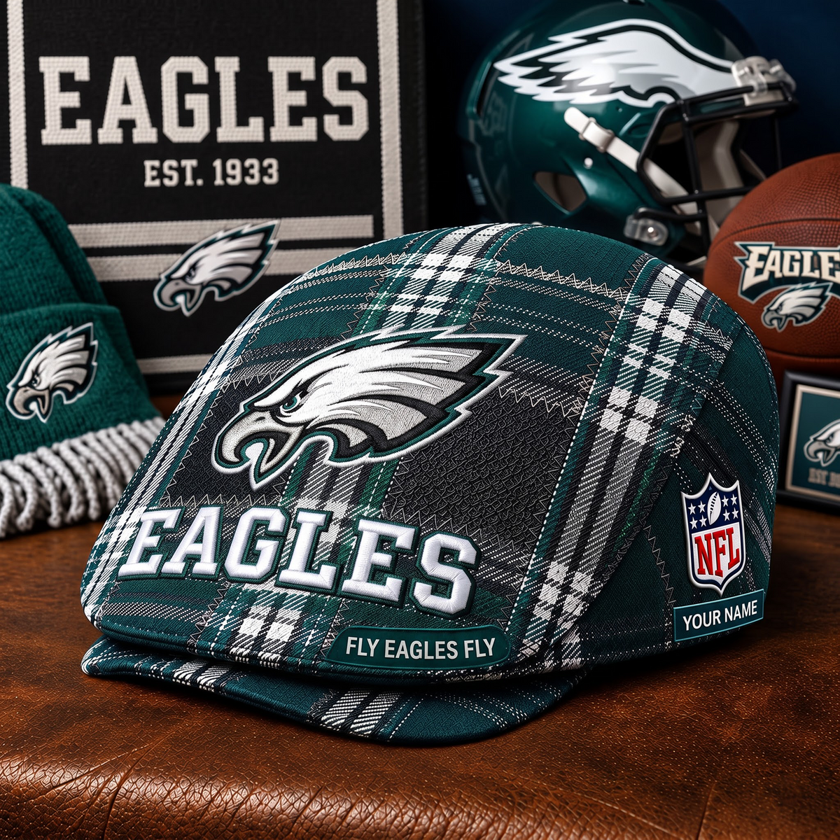 PREMIUM NFL X PE EXCLUSIVE CLASSIC JEFF CAP PERSONALIZED LIMITED EDITION