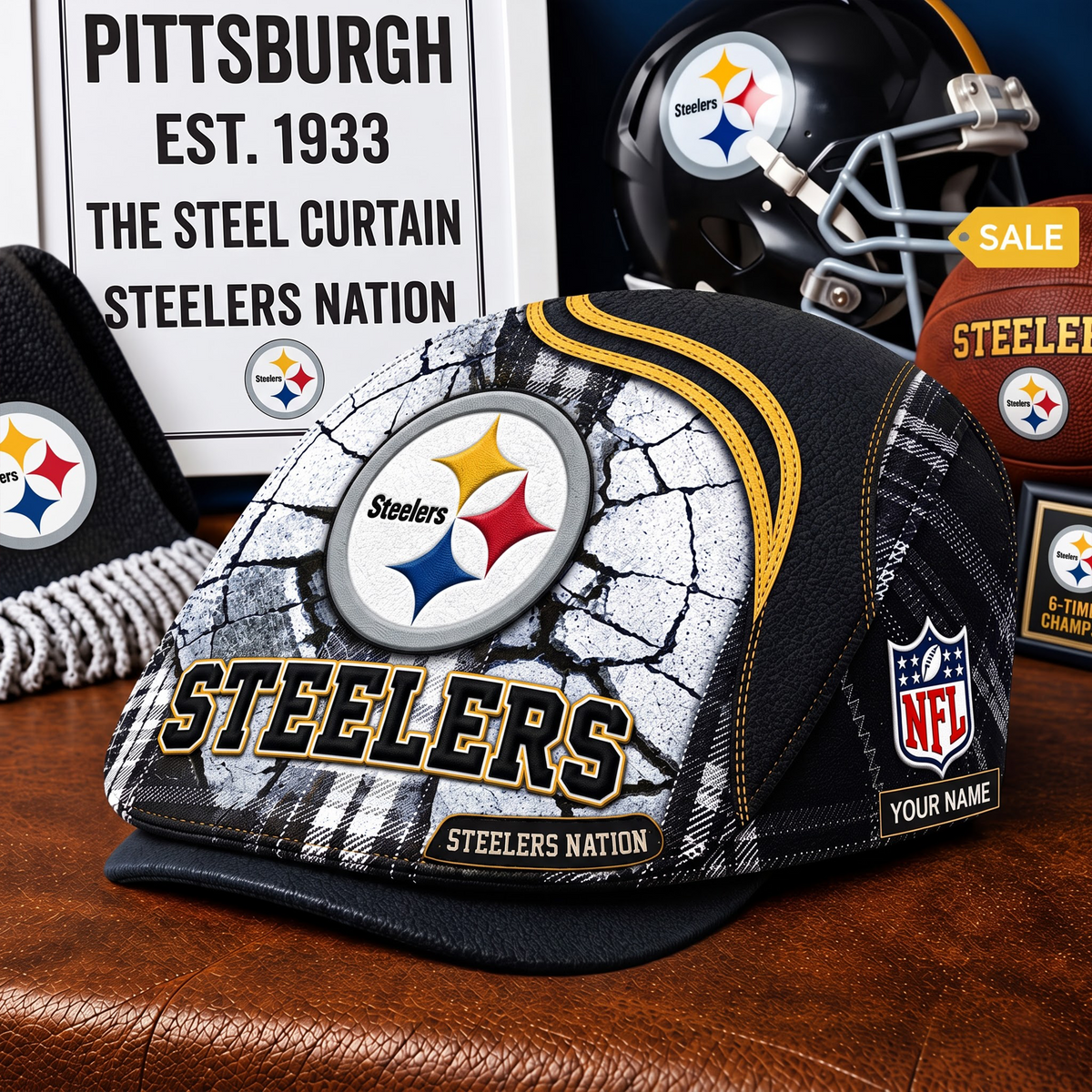 PREMIUM NFL X PS EXCLUSIVE PERSONALIZED JEFF CAP V3 LIMITED EDITION