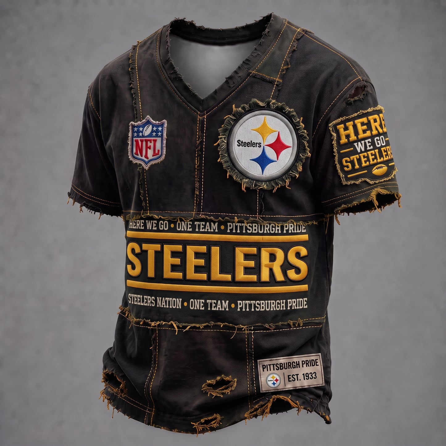 PREMIUM NFL X PS GAMEDAY EXCLUSIVE V-Neck T-Shirt