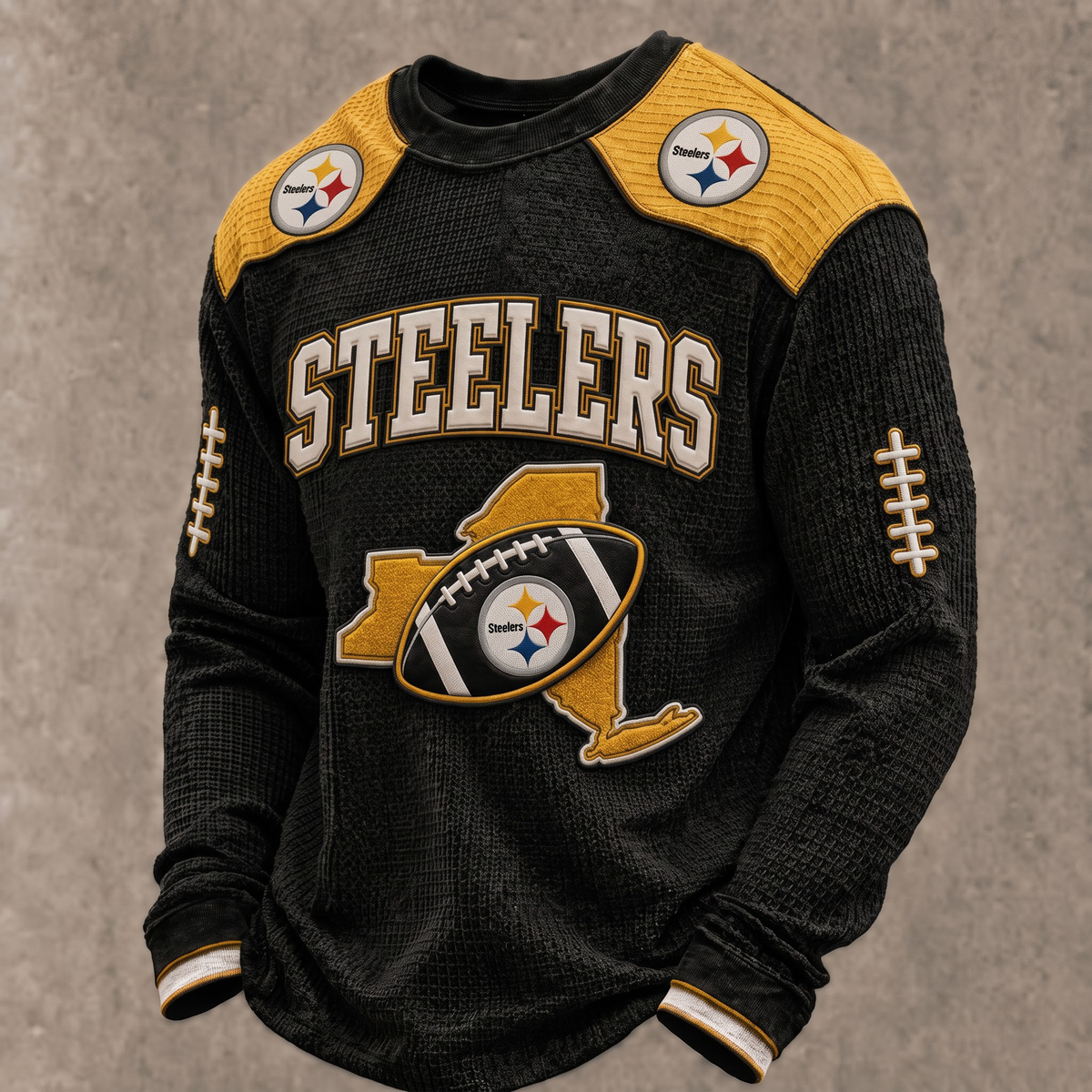 PREMIUM NFL X PS The Gridiron Luxe Waffle Sweatshirt Limited Edition