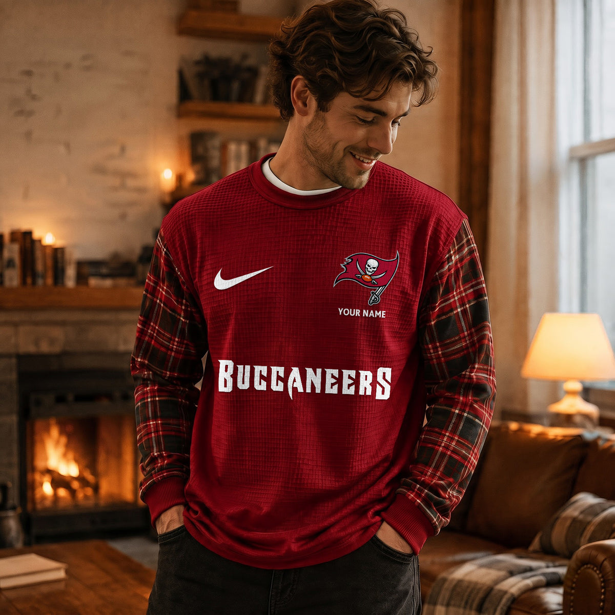 PREMIUM NFL X TB EXCLUSIVE PERSONALIZED CLASSIC SWEATSHIRT LIMITED EDITION