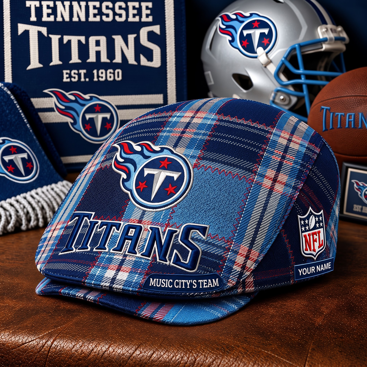 PREMIUM NFL X TT EXCLUSIVE CLASSIC JEFF CAP PERSONALIZED LIMITED EDITION