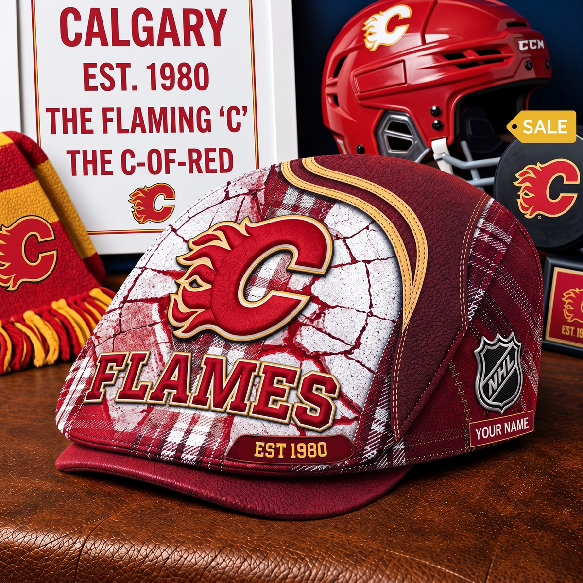 PREMIUM NHL X CF EXCLUSIVE PERSONALIZED JEFF CAP V3 LIMITED EDITION