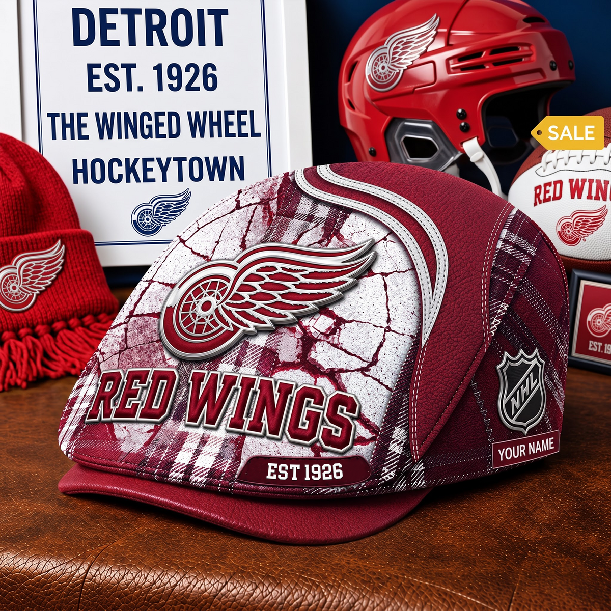PREMIUM NHL X DRW EXCLUSIVE PERSONALIZED JEFF CAP V3 LIMITED EDITION