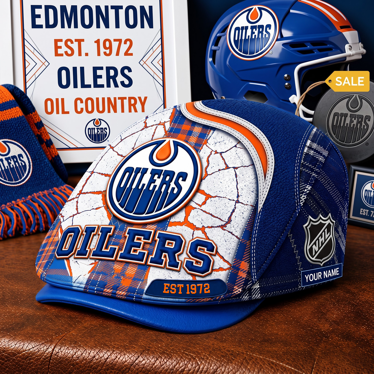 PREMIUM NHL X EO EXCLUSIVE PERSONALIZED JEFF CAP V3 LIMITED EDITION