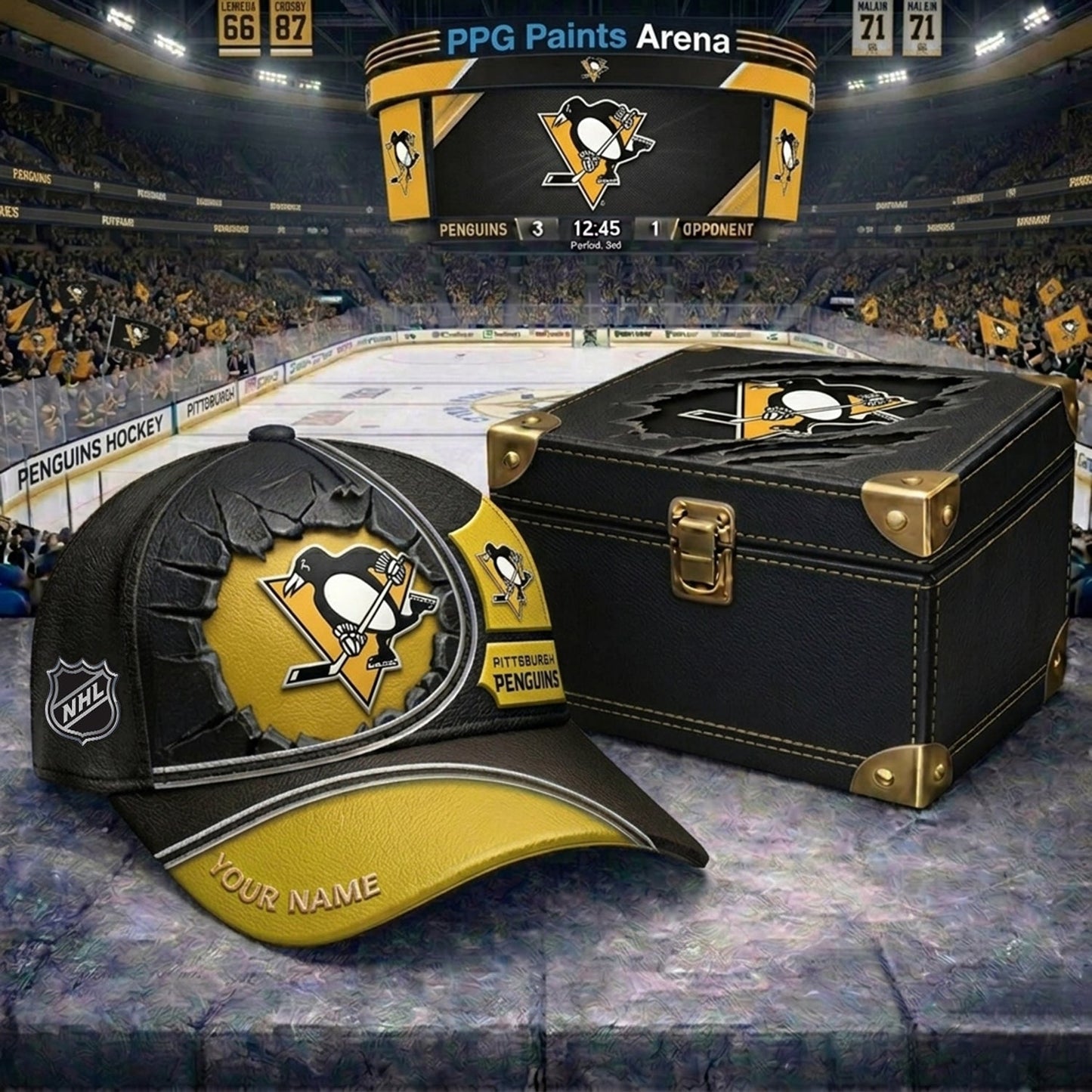 PREMIUM NHL X PP CRACK CUSTOM NAME HAT V303 NDT NHM 150526