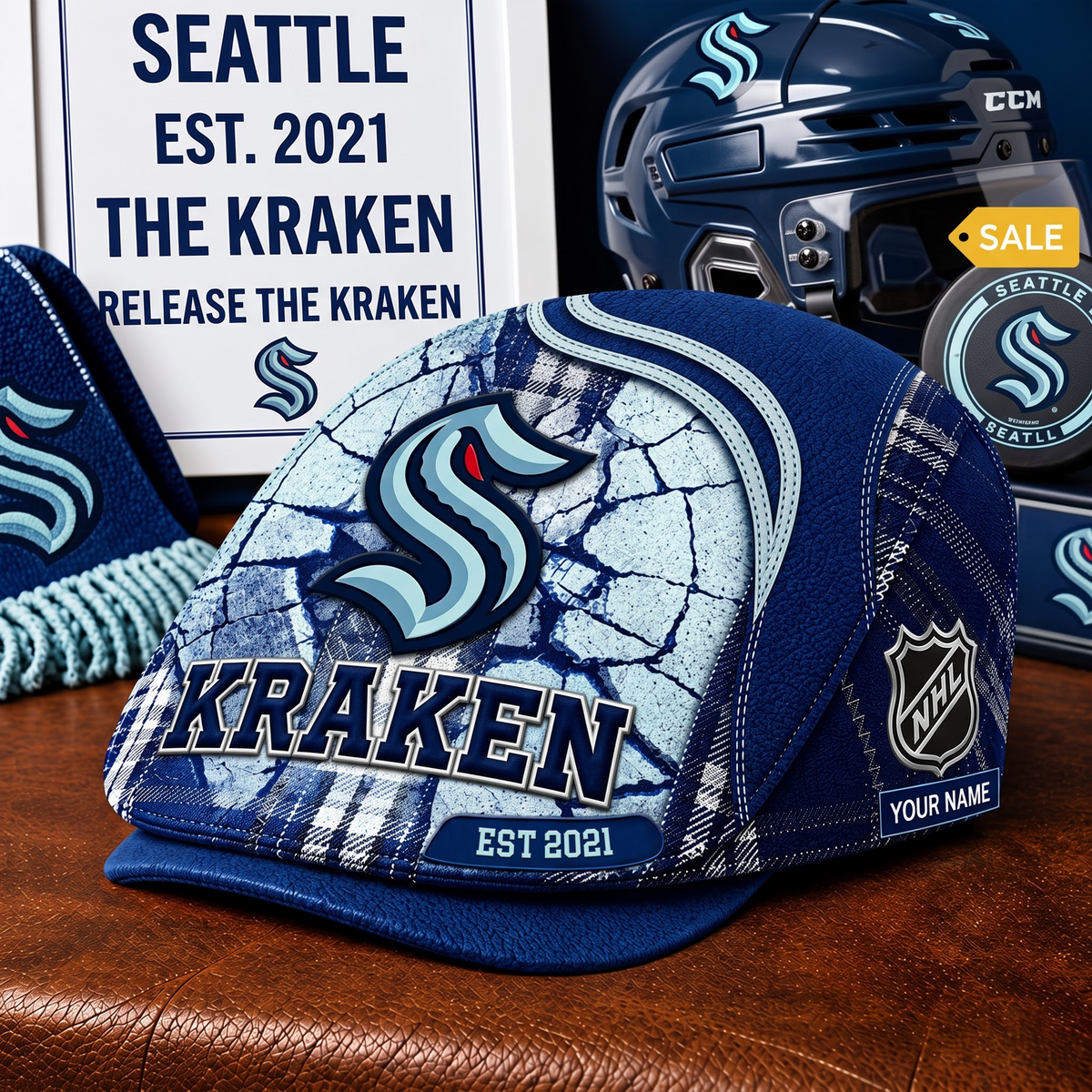 PREMIUM NHL X SK EXCLUSIVE PERSONALIZED JEFF CAP V3 LIMITED EDITION