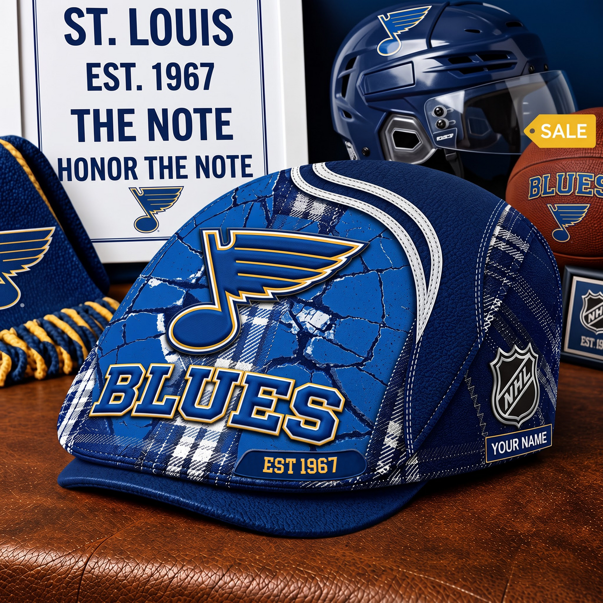 PREMIUM NHL X SLB EXCLUSIVE PERSONALIZED JEFF CAP V3 LIMITED EDITION