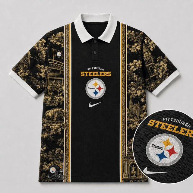 PS Premium NFL Heritage Cityscape Polo Shirt for Loyal Fans