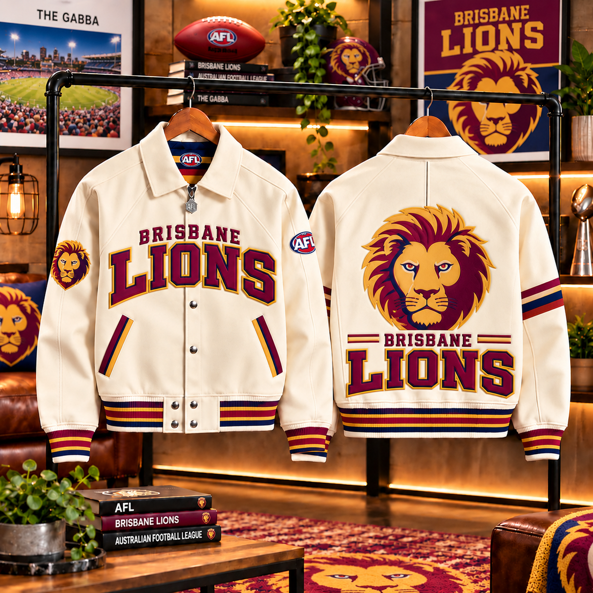 Premium AFL BL LETTERMAN JACKET