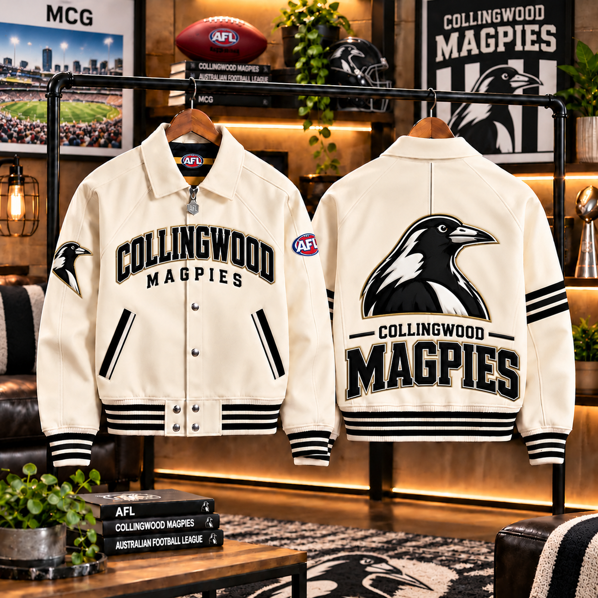 Premium AFL COLL LETTERMAN JACKET