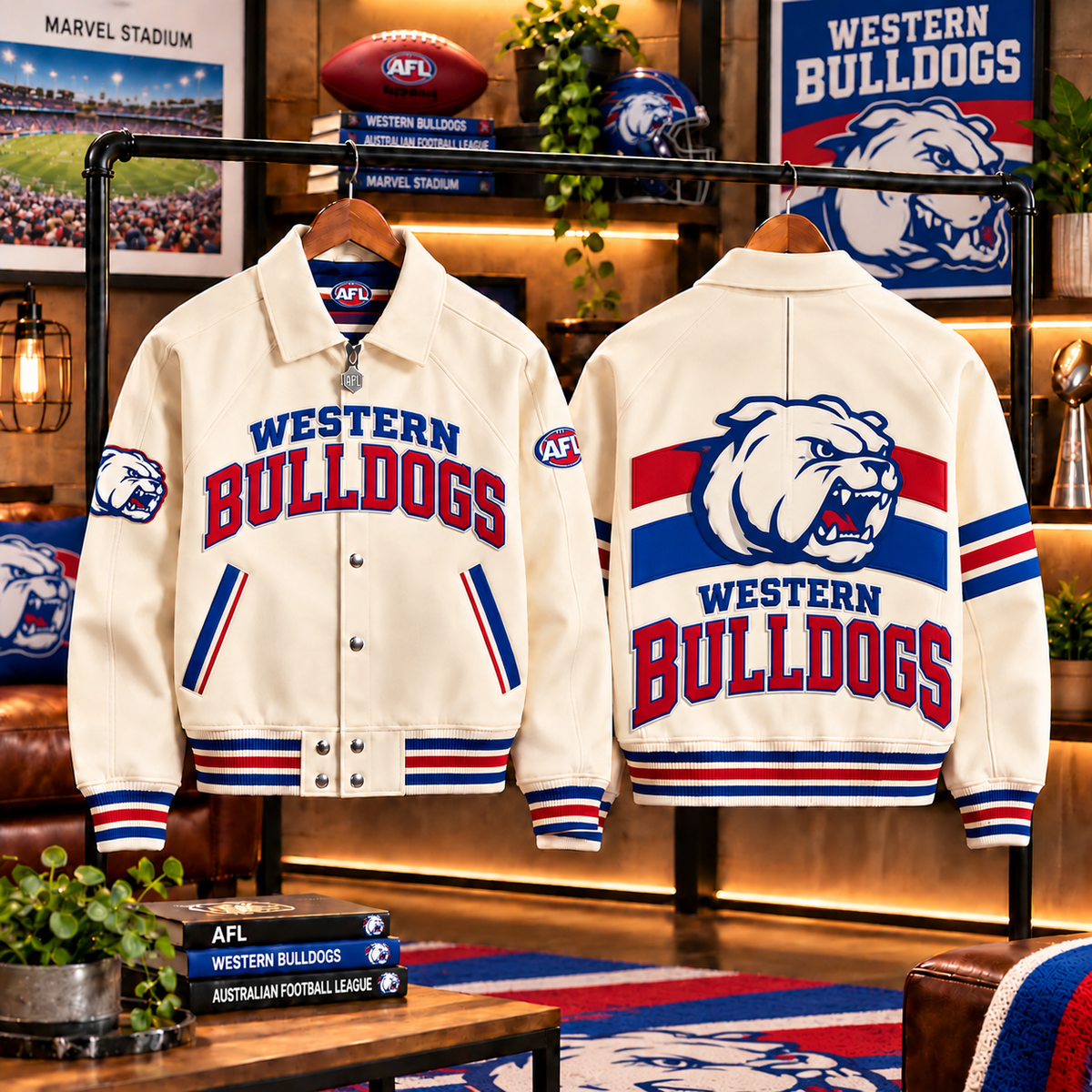 Premium AFL WB LETTERMAN JACKET